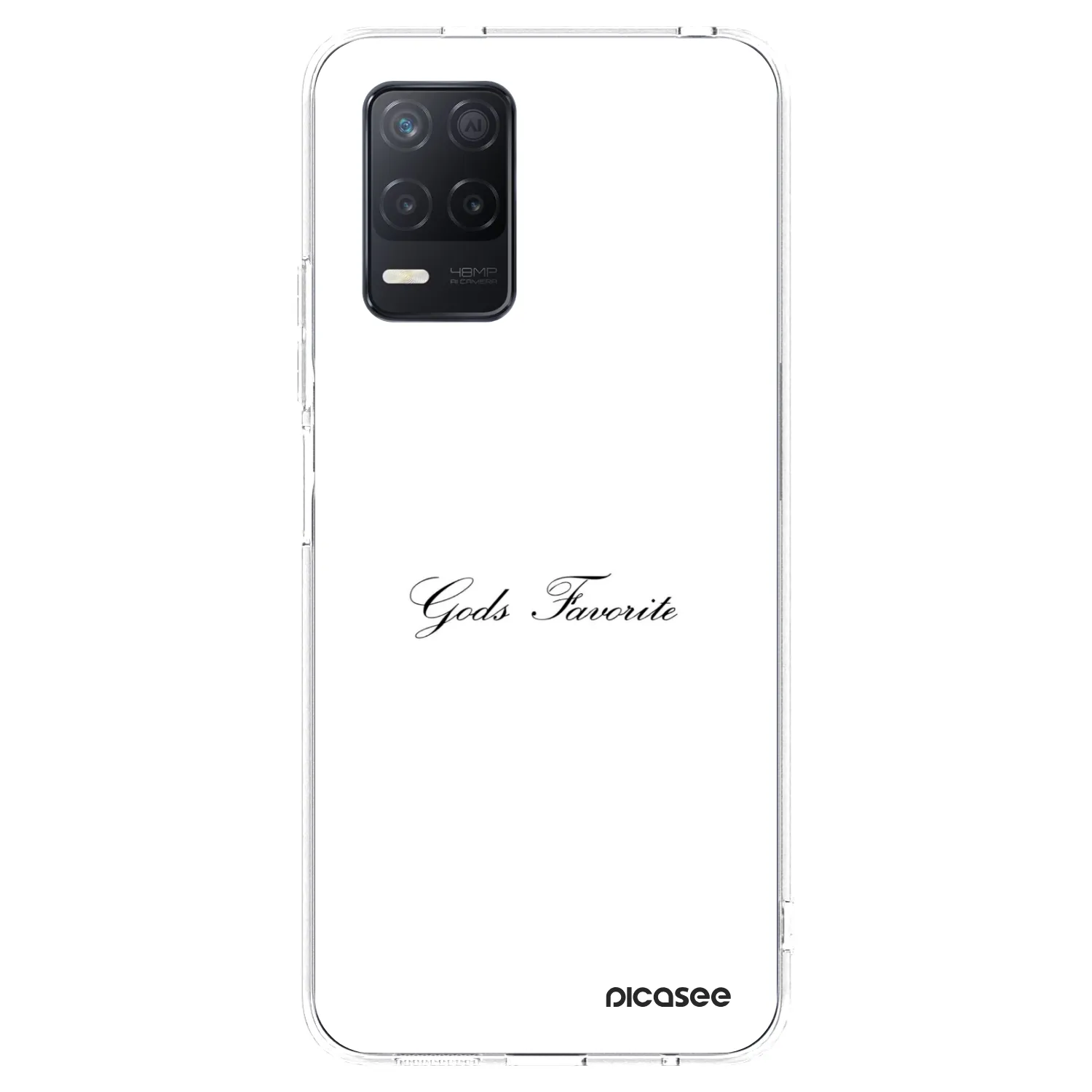 Picasee silikónový prehľadný obal pre Realme 8 5G - Gods Favorite