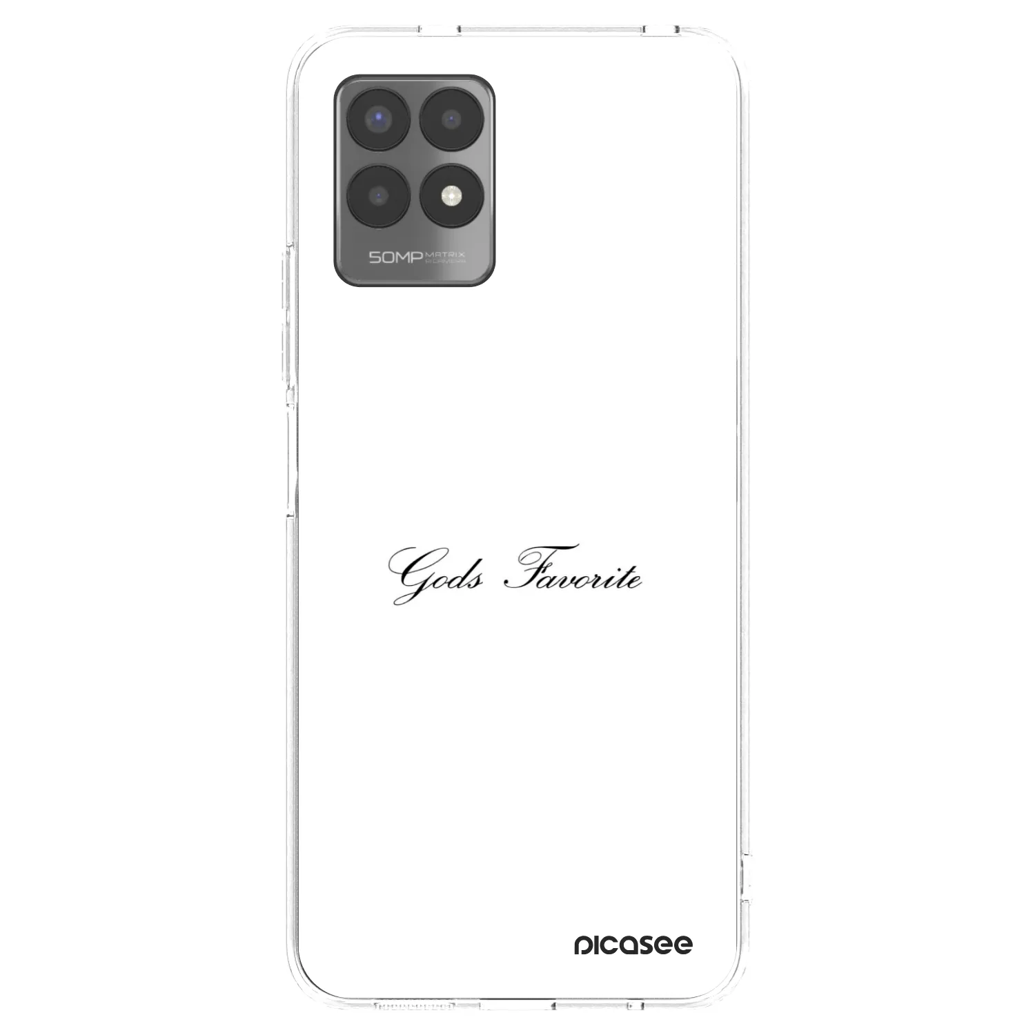 Picasee silikónový prehľadný obal pre Realme 8i - Gods Favorite