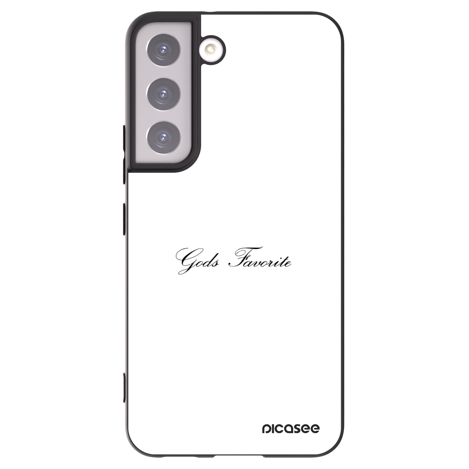 Silikónový čierny obal pre Samsung Galaxy S22 5G - Gods Favorite