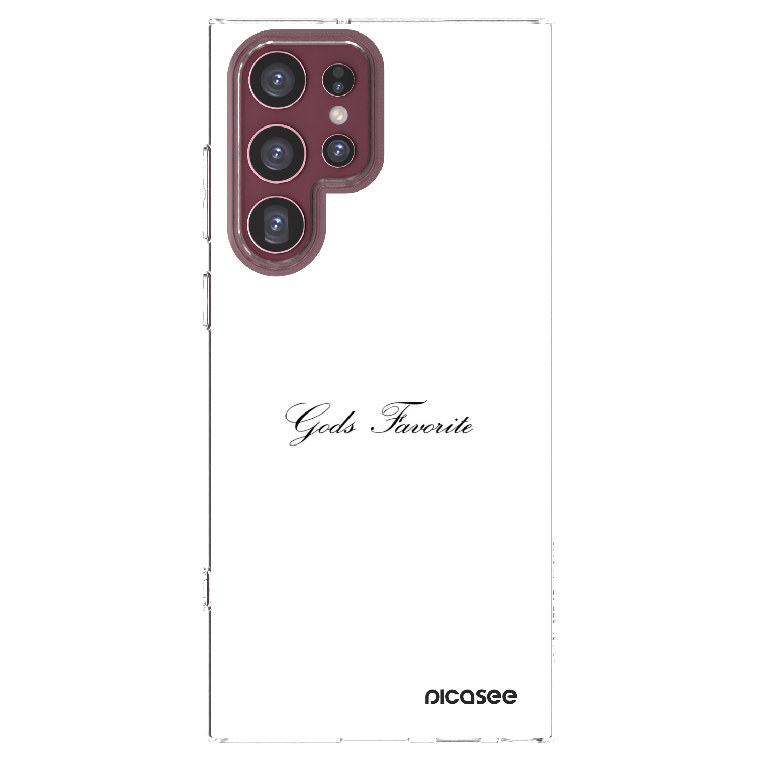 Picasee silikónový prehľadný obal pre Samsung Galaxy S22 Ultra 5G - Gods Favorite