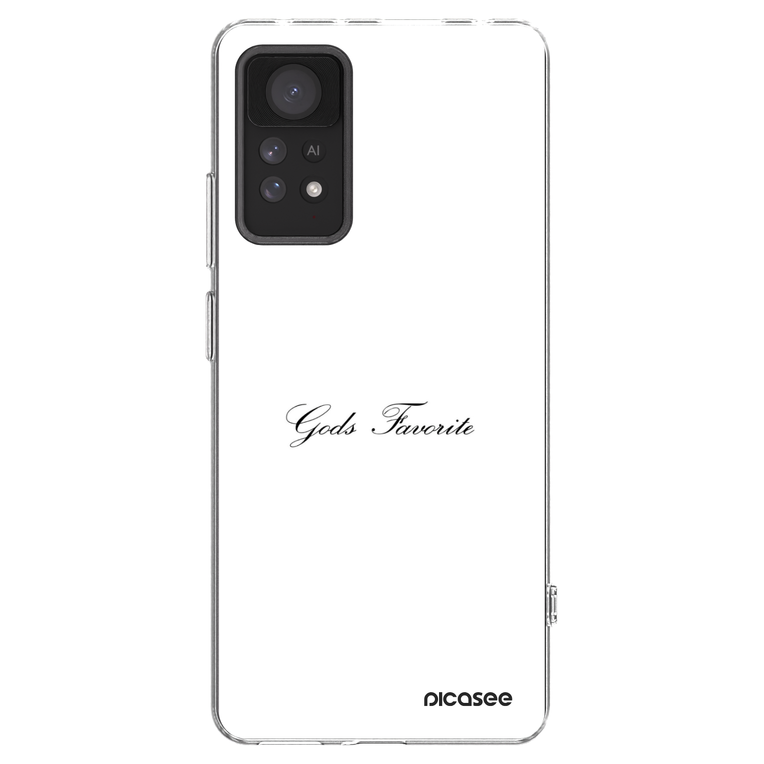 Picasee silikónový prehľadný obal pre Xiaomi Redmi Note 11 Pro 5G - Gods Favorite