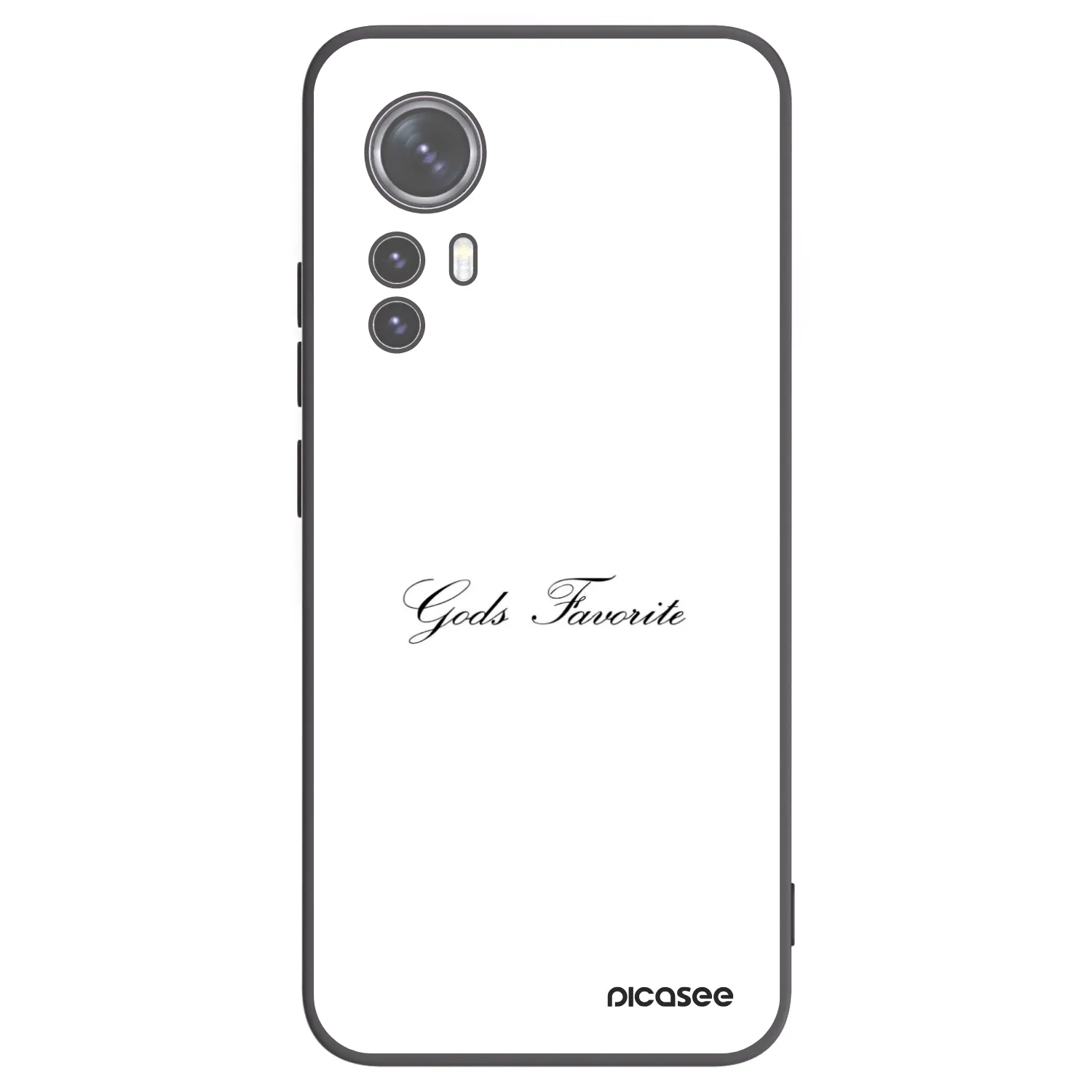 Picasee silikónový čierny obal pre Xiaomi 12X - Gods Favorite