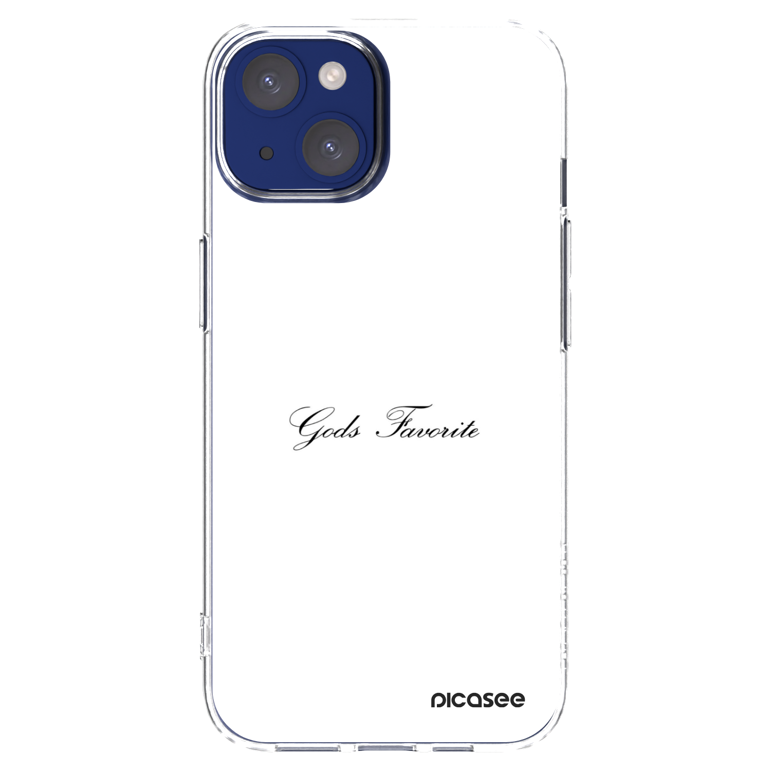 Silikónový prehľadný obal pre Apple iPhone 14 - Gods Favorite