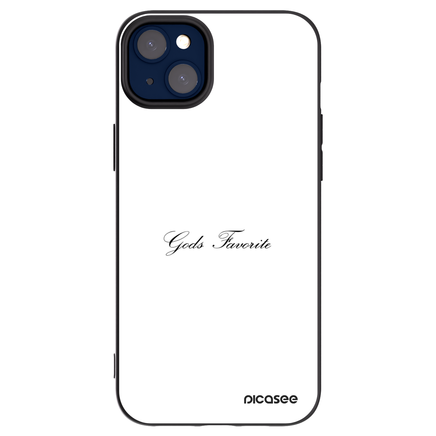 Picasee silikónový čierny obal pre Apple iPhone 14 Plus - Gods Favorite