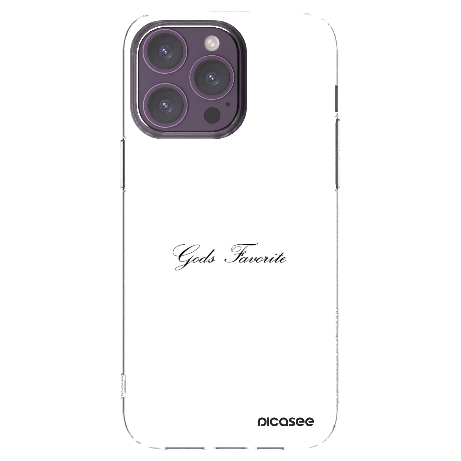 Picasee silikónový prehľadný obal pre Apple iPhone 14 Pro Max - Gods Favorite