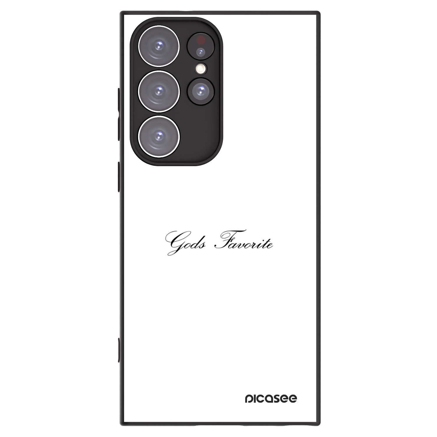 Picasee silikónový čierny obal pre Samsung Galaxy S23 Ultra 5G - Gods Favorite