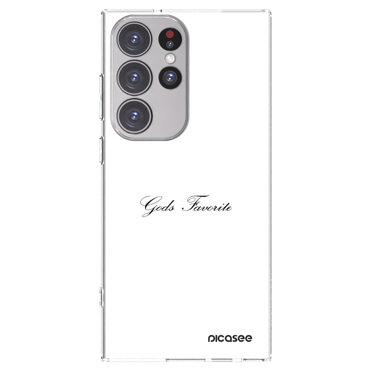 Picasee silikónový prehľadný obal pre Samsung Galaxy S23 Ultra 5G - Gods Favorite