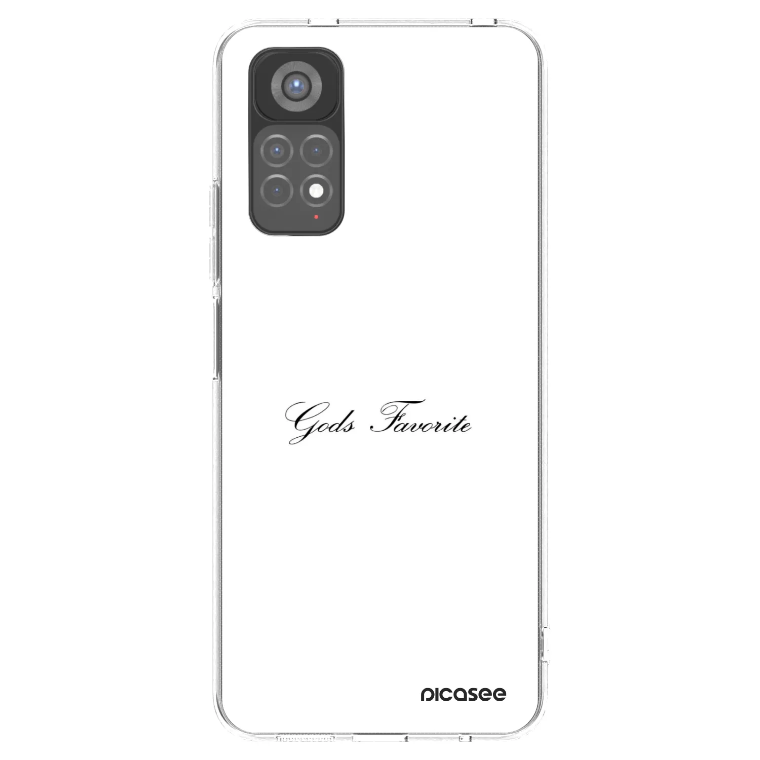 Picasee silikónový prehľadný obal pre Xiaomi Redmi Note 11S 5G - Gods Favorite