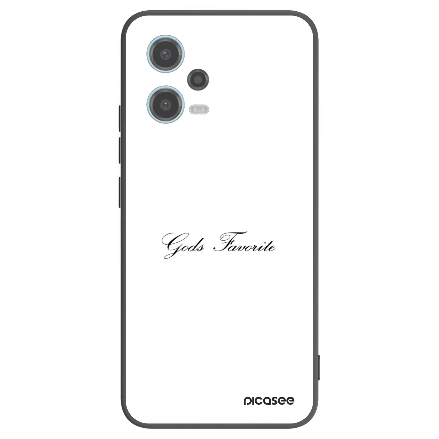 Picasee silikónový čierny obal pre Xiaomi Redmi Note 12 5G - Gods Favorite