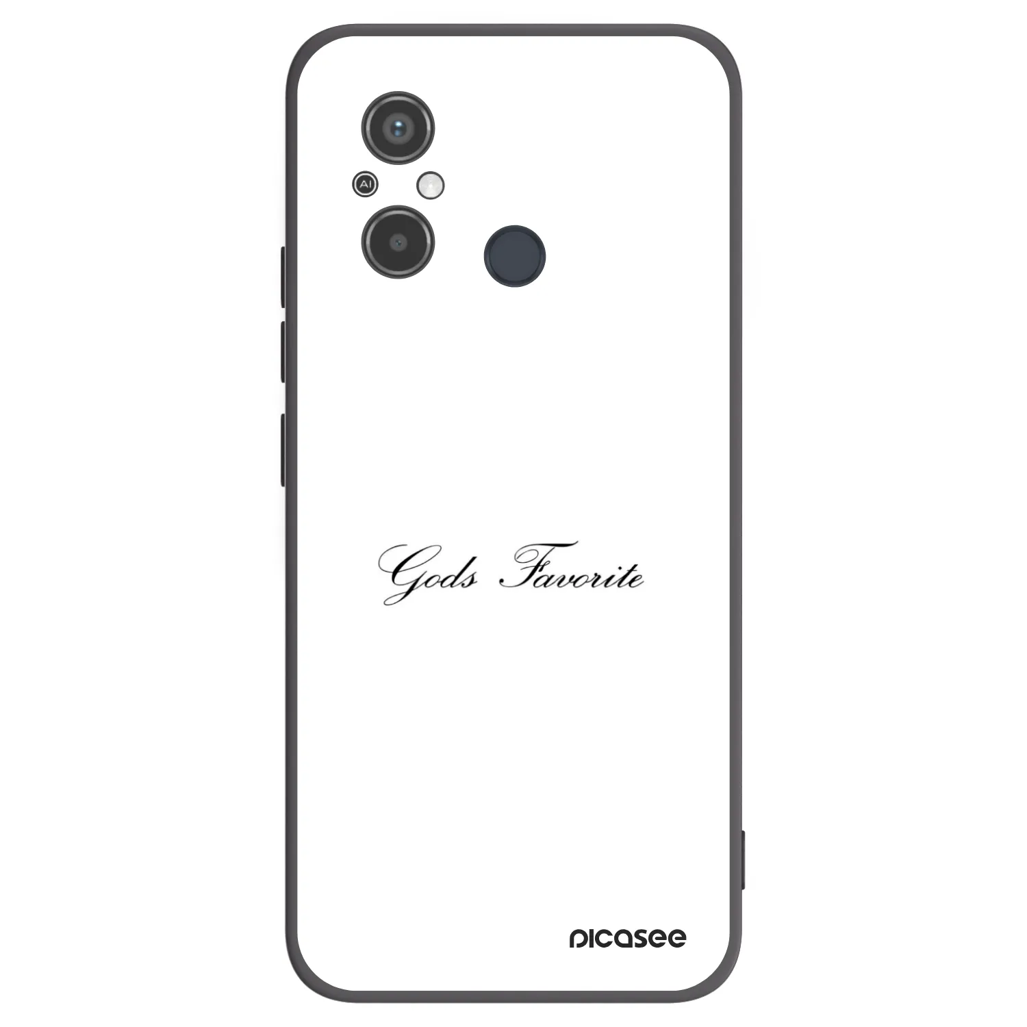 Silikónový čierny obal pre Xiaomi Redmi 12C - Gods Favorite