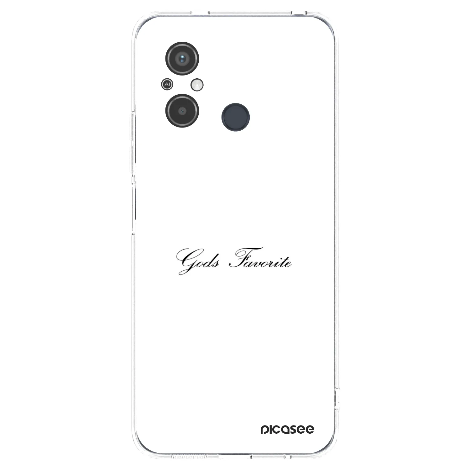 Silikónový prehľadný obal pre Xiaomi Redmi 12C - Gods Favorite