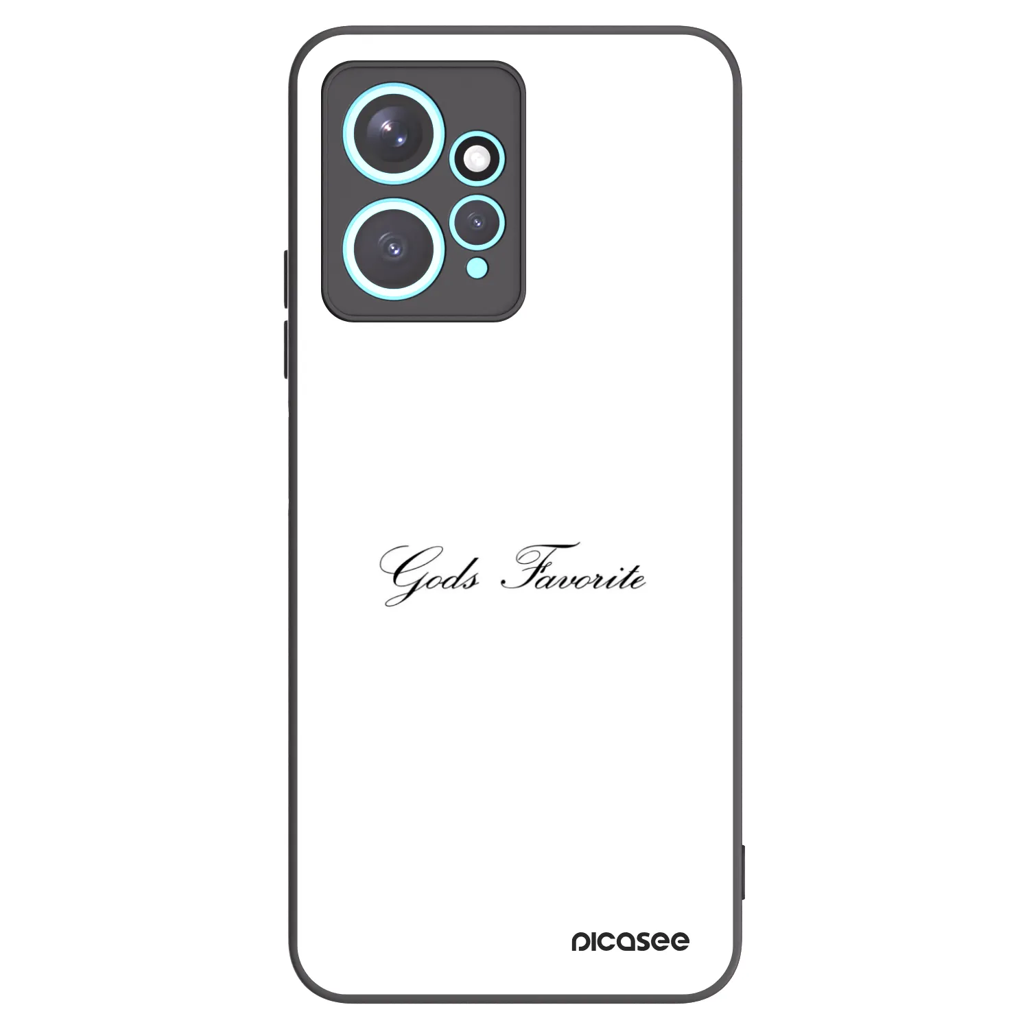 Picasee silikónový čierny obal pre Xiaomi Redmi Note 12 4G - Gods Favorite