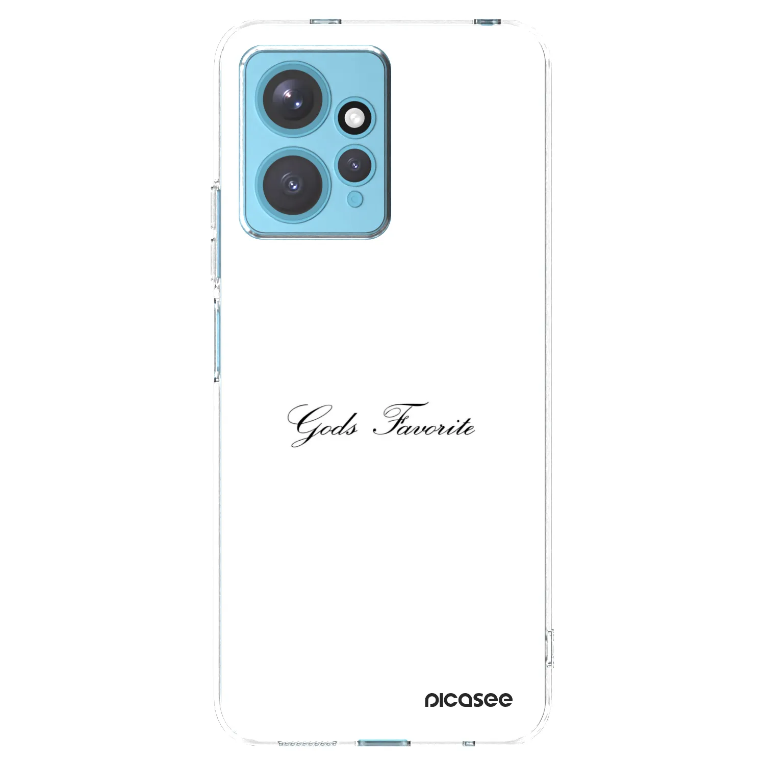 Picasee silikónový prehľadný obal pre Xiaomi Redmi Note 12 4G - Gods Favorite