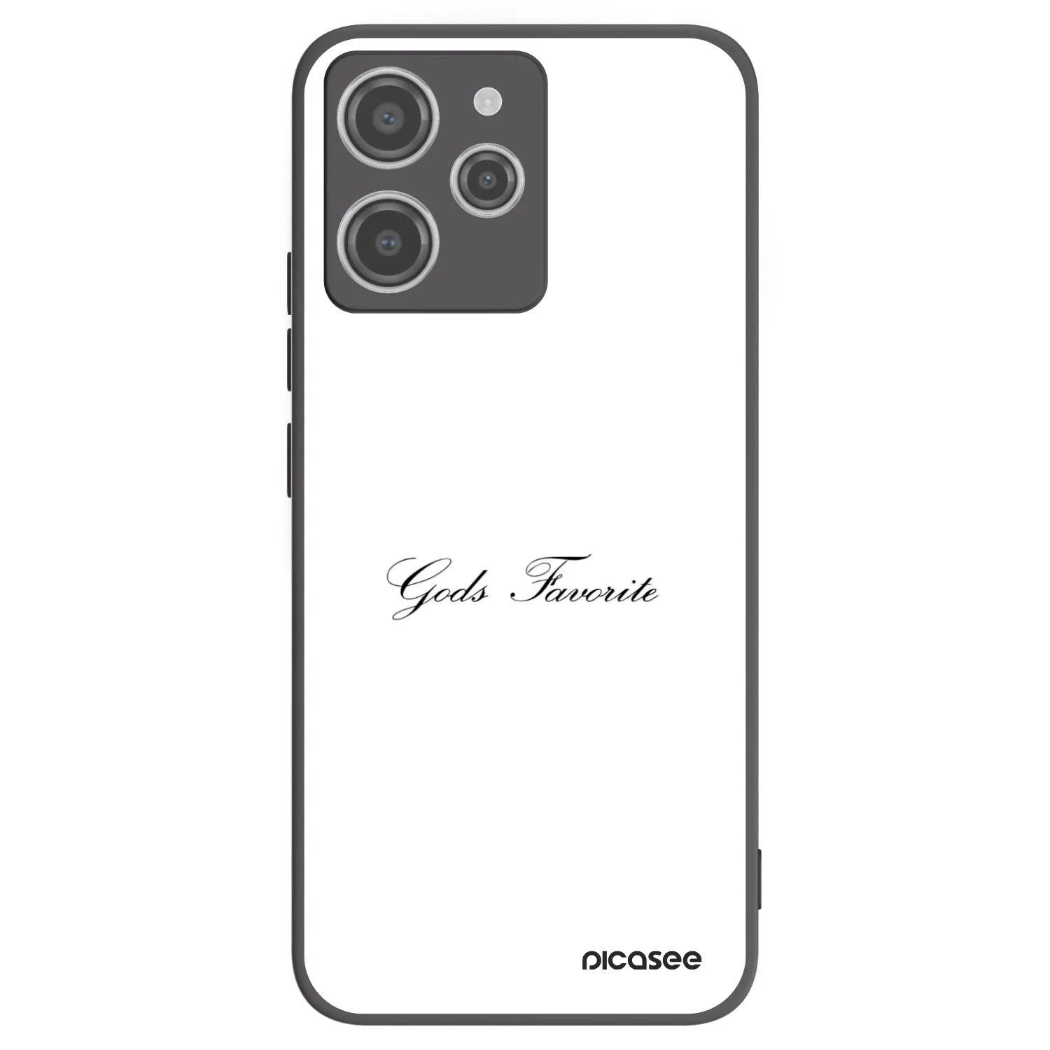 Silikónový čierny obal pre Xiaomi Redmi 12 4G - Gods Favorite