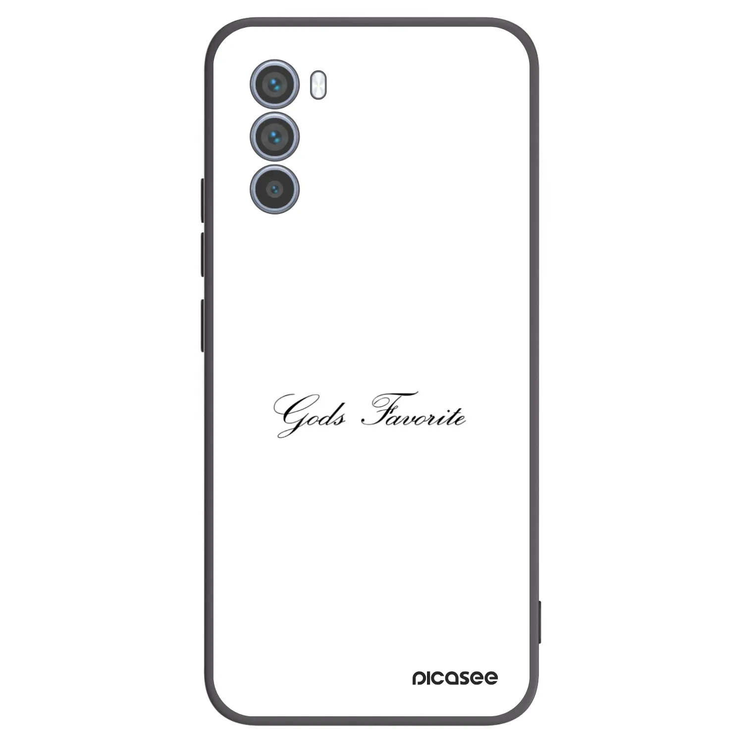 Picasee silikónový čierny obal pre Motorola Moto G62 - Gods Favorite