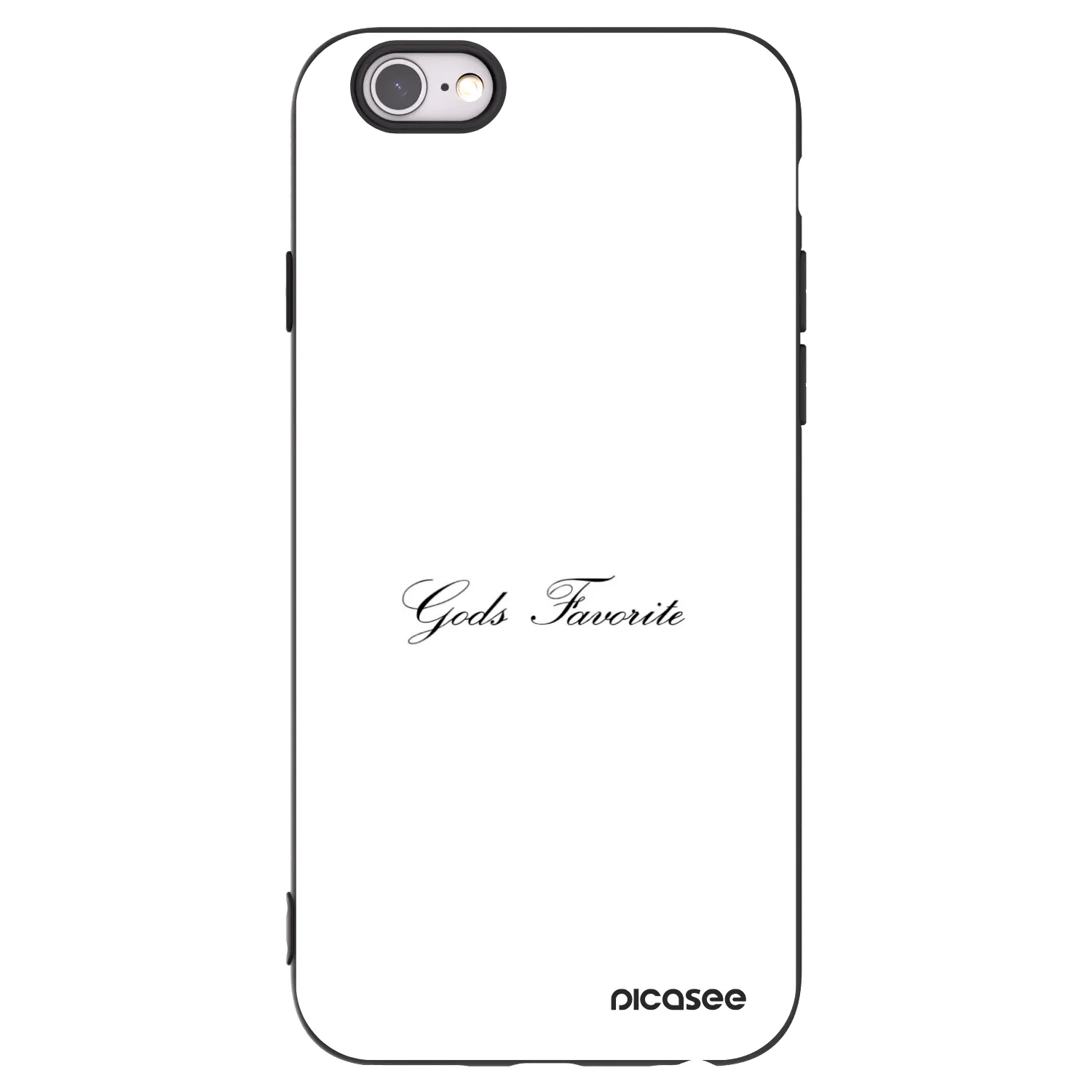 Picasee silikónový čierny obal pre Apple iPhone 6/6S - Gods Favorite