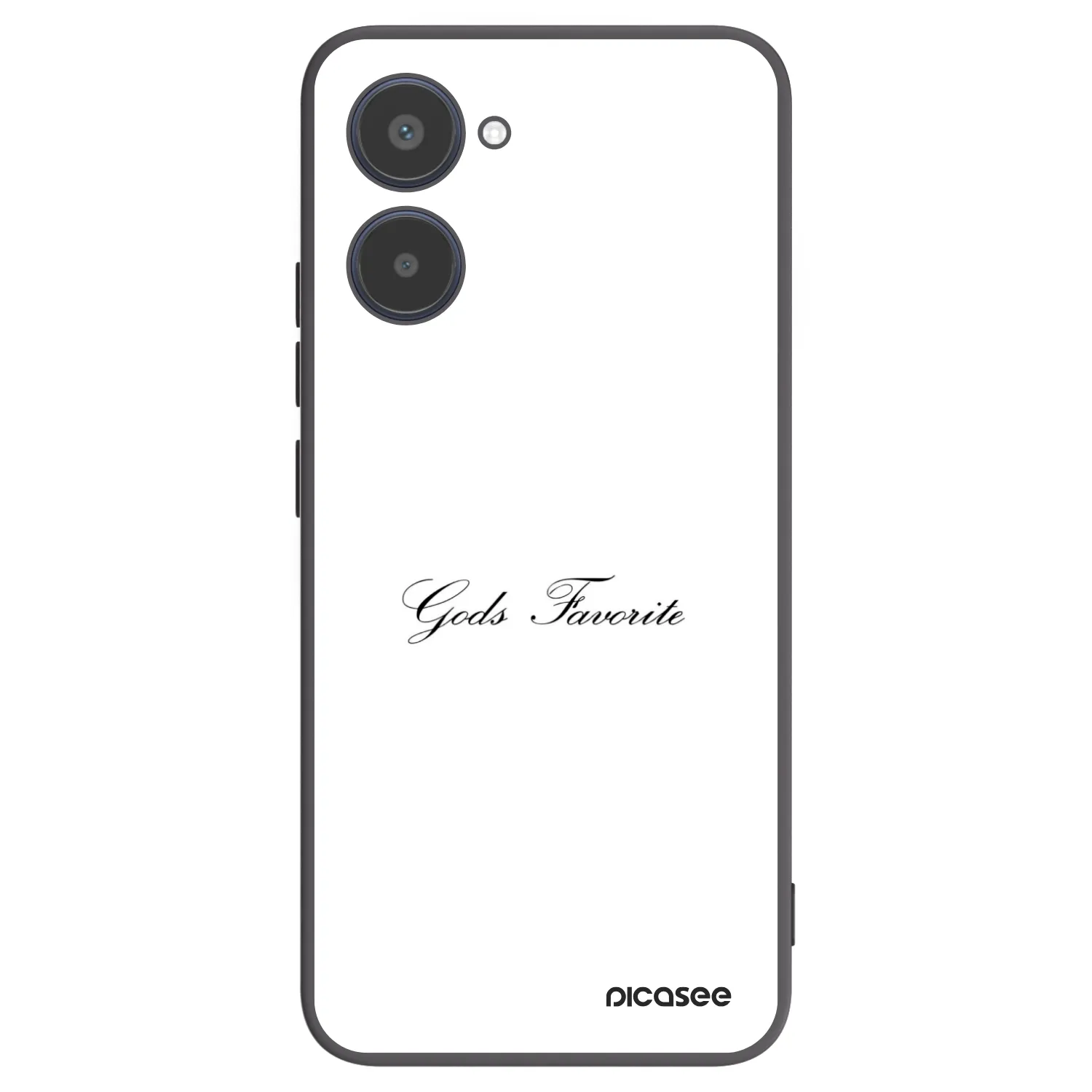 Picasee silikónový čierny obal pre Realme 10 4G - Gods Favorite