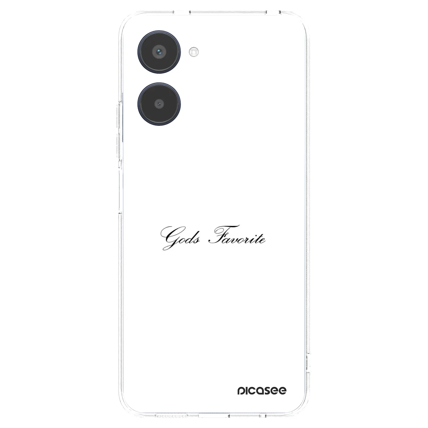 Picasee silikónový prehľadný obal pre Realme 10 4G - Gods Favorite