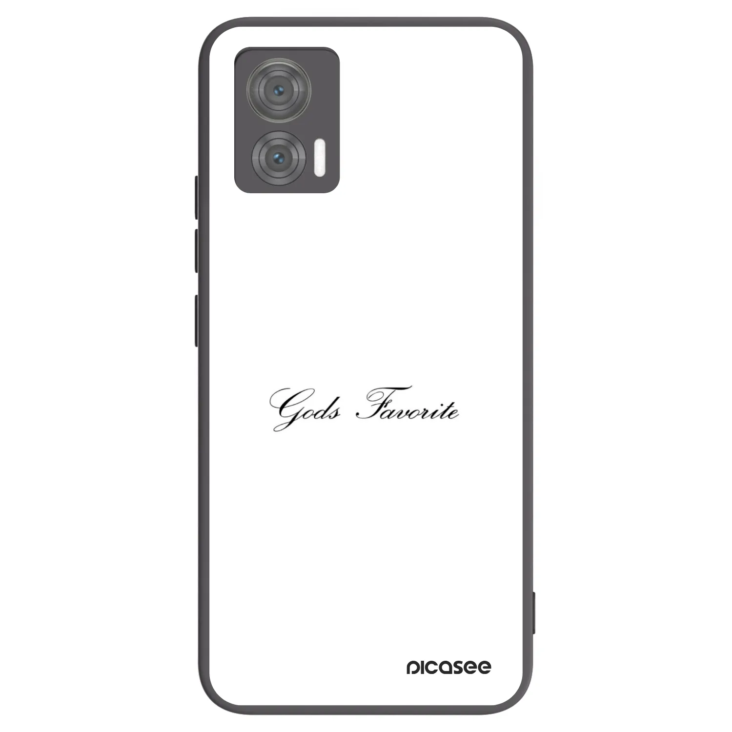 Picasee silikónový čierny obal pre Motorola Edge 30 Neo - Gods Favorite