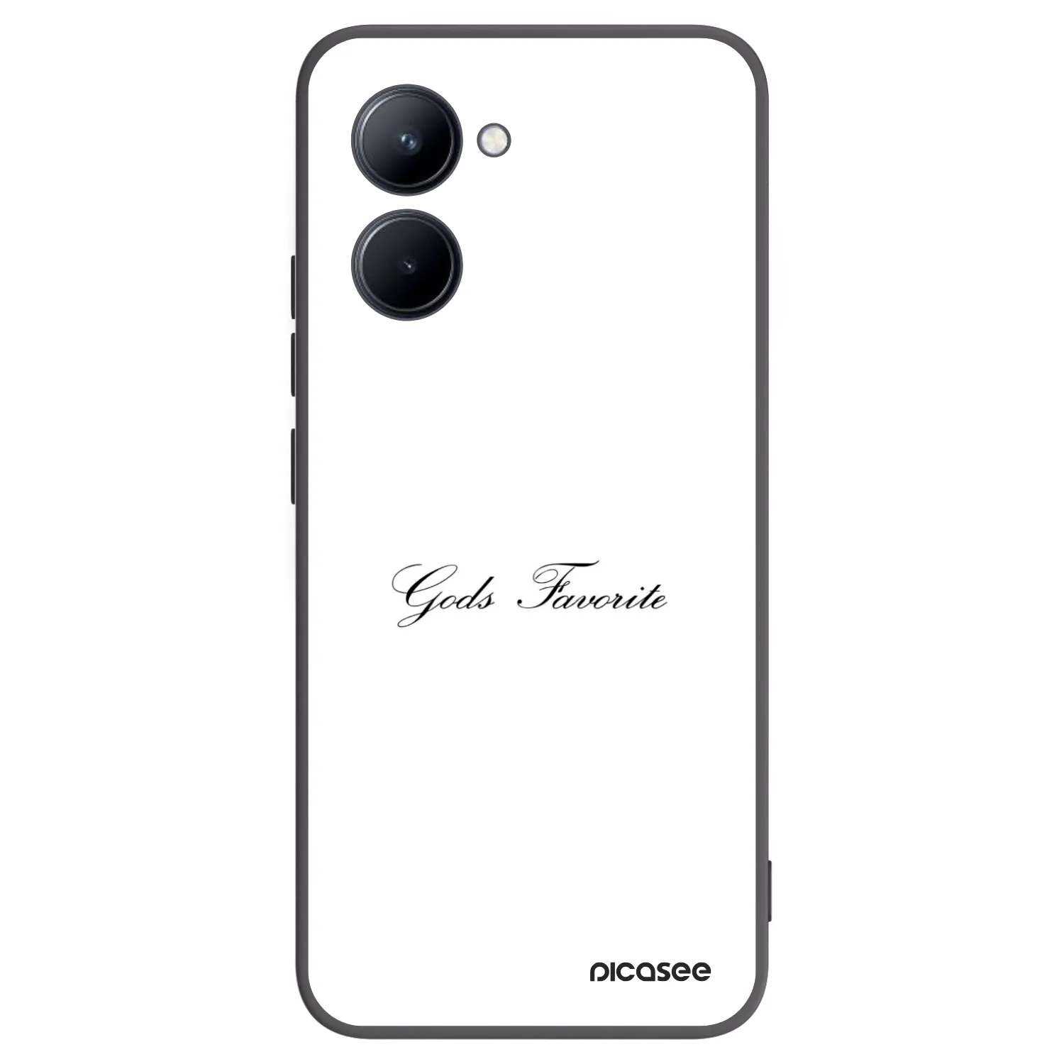 Picasee silikónový čierny obal pre Realme C33 (2023) - Gods Favorite