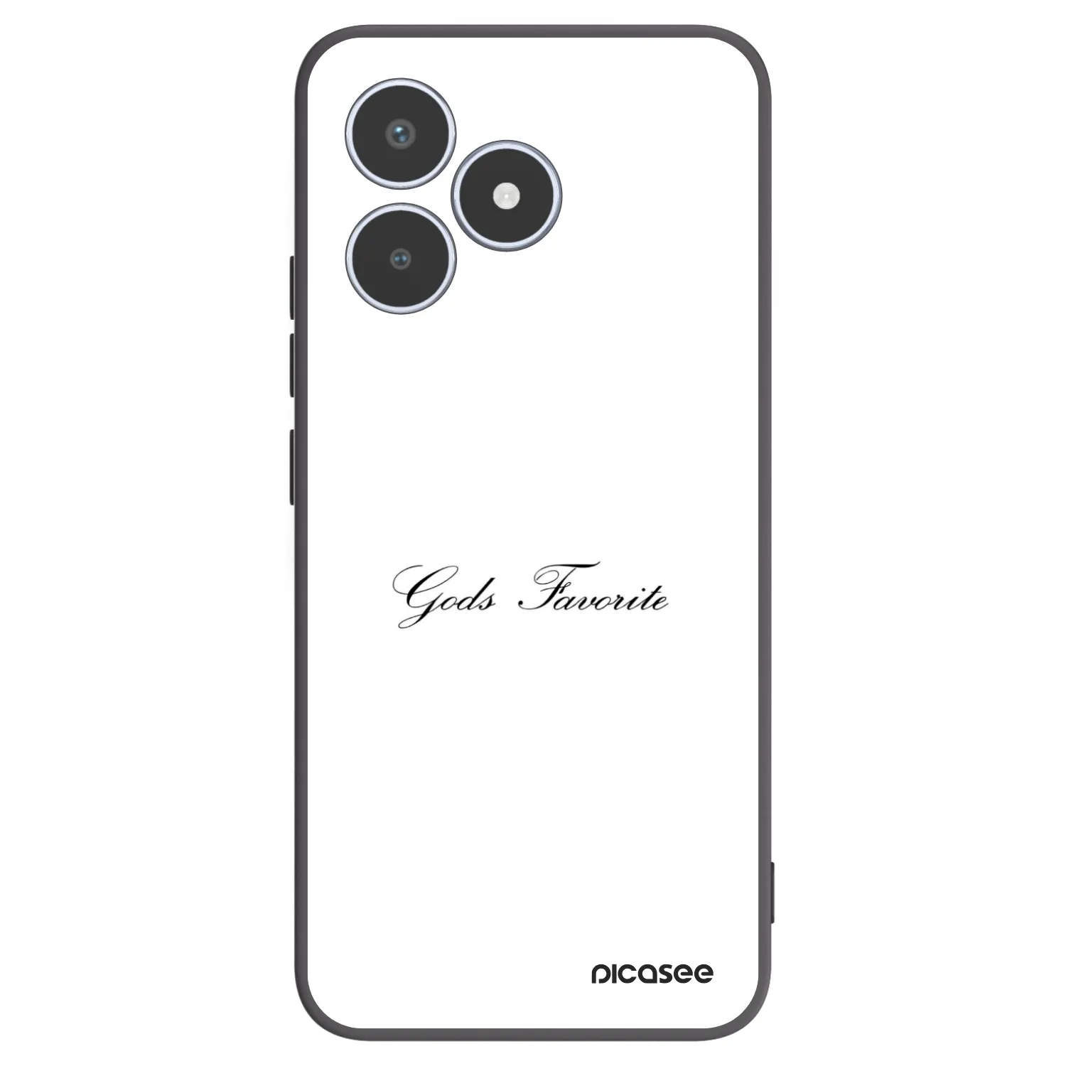 Picasee silikónový čierny obal pre Realme C53 - Gods Favorite