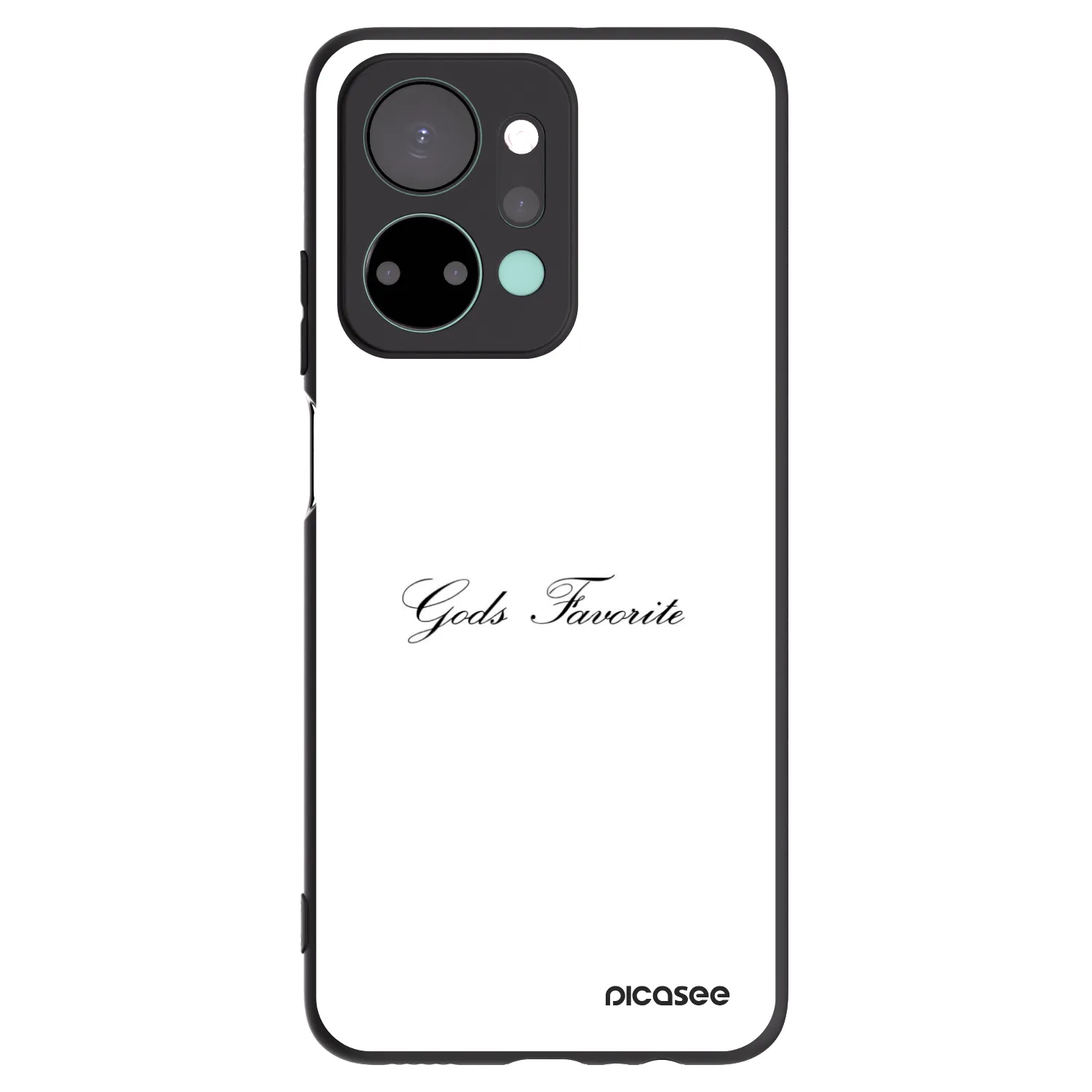 Picasee silikónový čierny obal pre Honor X7a - Gods Favorite