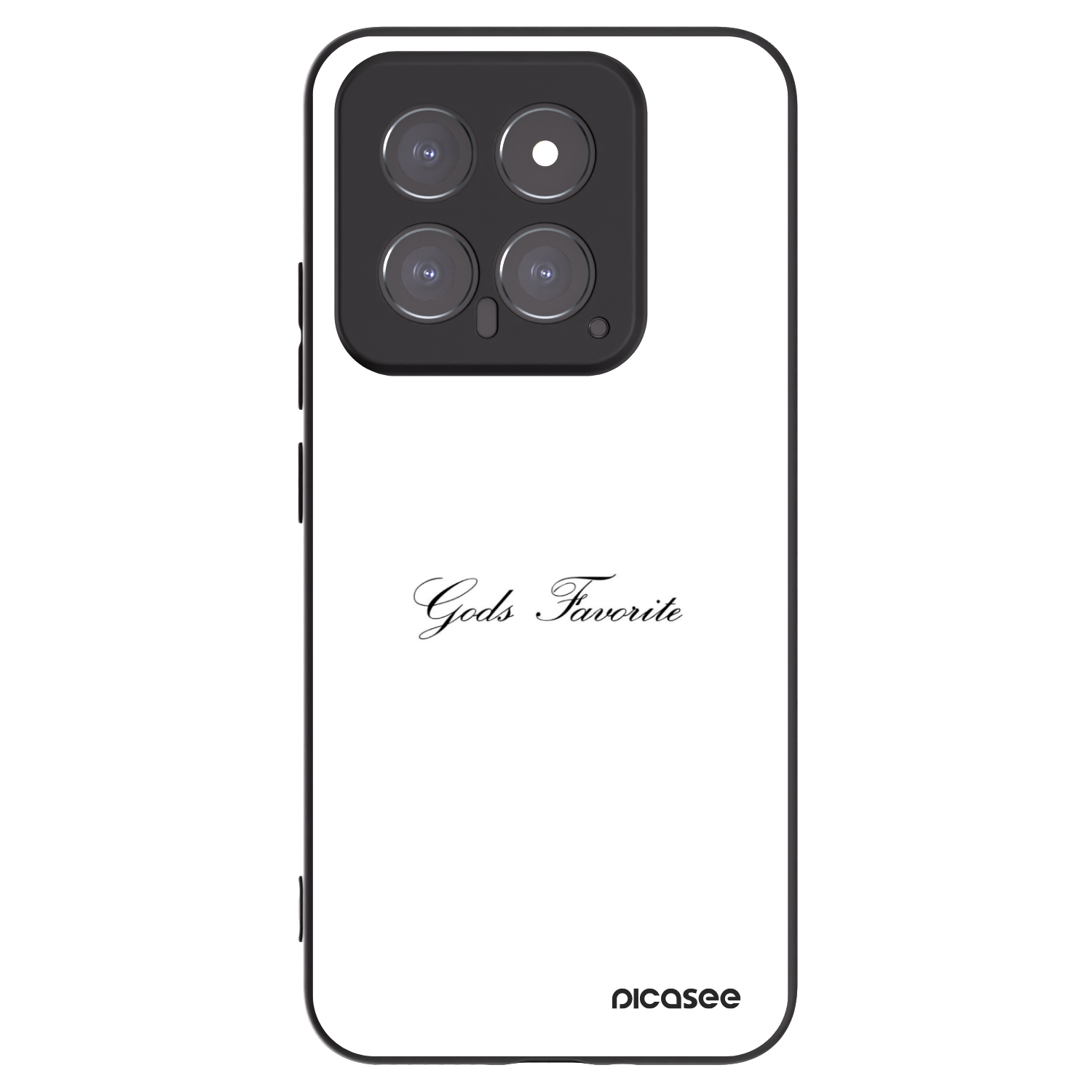 Picasee silikónový čierny obal pre Xiaomi 14 - Gods Favorite