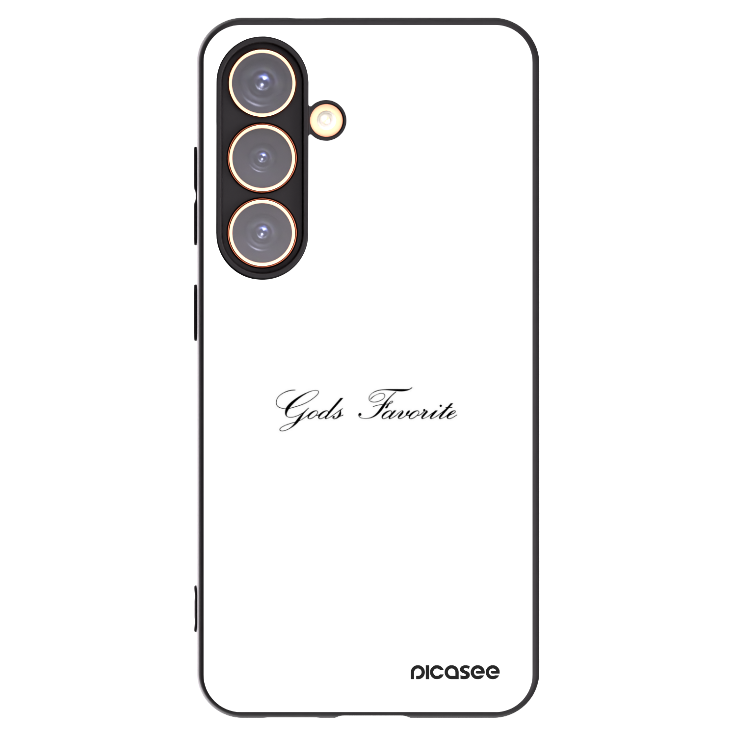 Picasee silikónový čierny obal pre Samsung Galaxy S24 S921B 5G - Gods Favorite