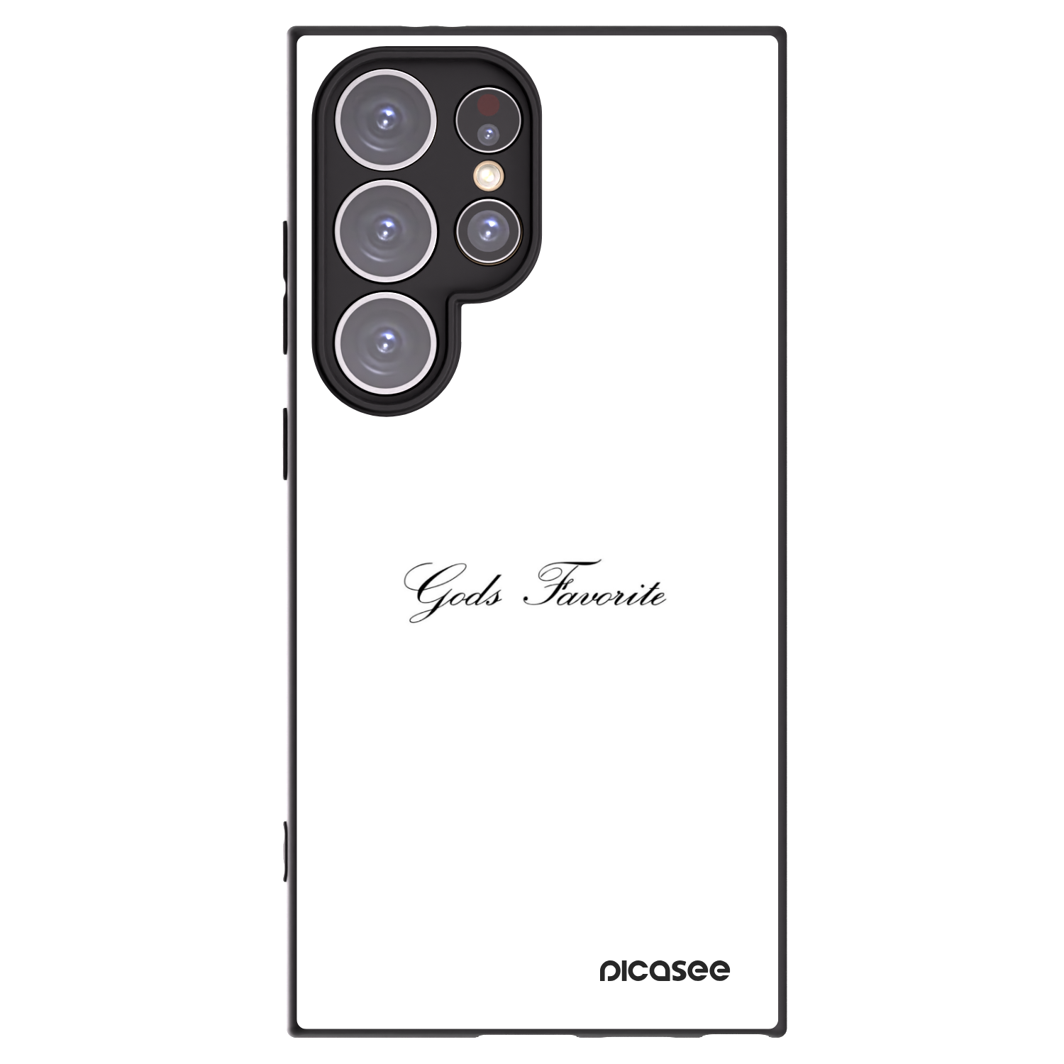 Picasee silikónový čierny obal pre Samsung Galaxy S24 Ultra S928B 5G - Gods Favorite