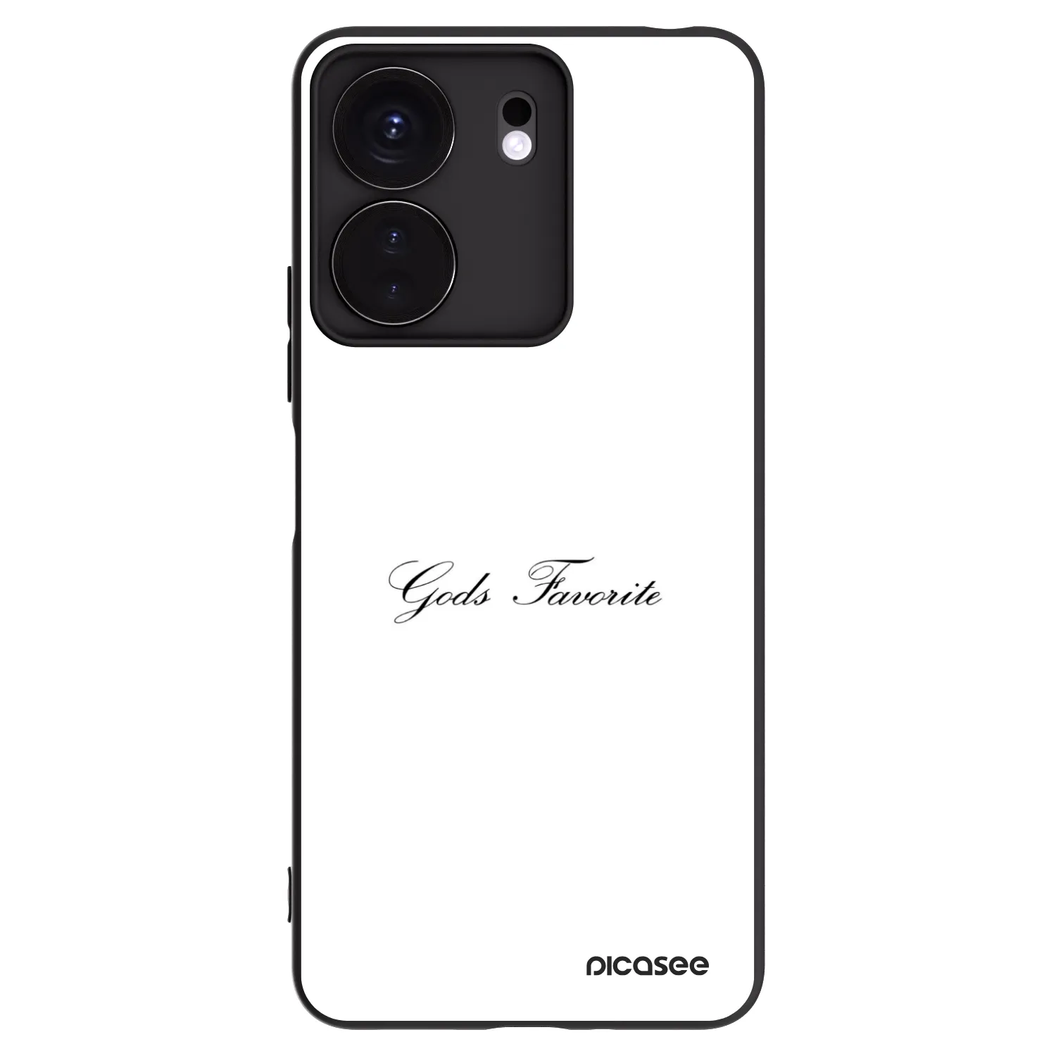 Silikónový čierny obal pre Xiaomi Redmi 13C 4G - Gods Favorite