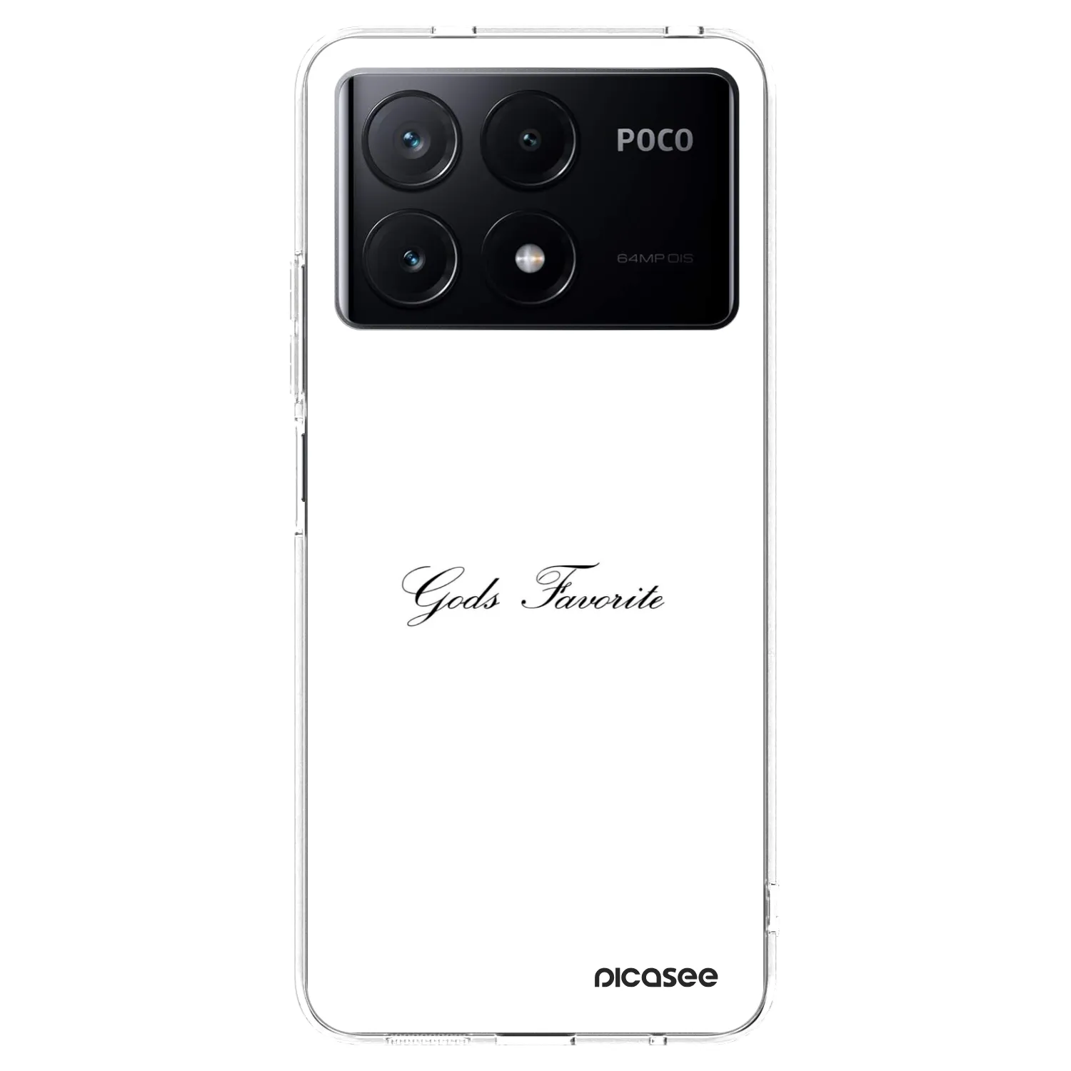 Picasee silikónový prehľadný obal pre Xiaomi Poco X6 Pro - Gods Favorite