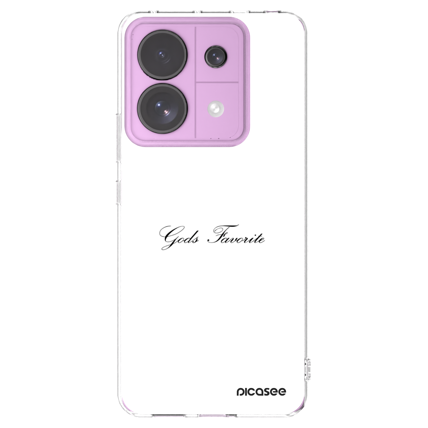 Picasee silikónový prehľadný obal pre Xiaomi Redmi Note 13 Pro 5G - Gods Favorite