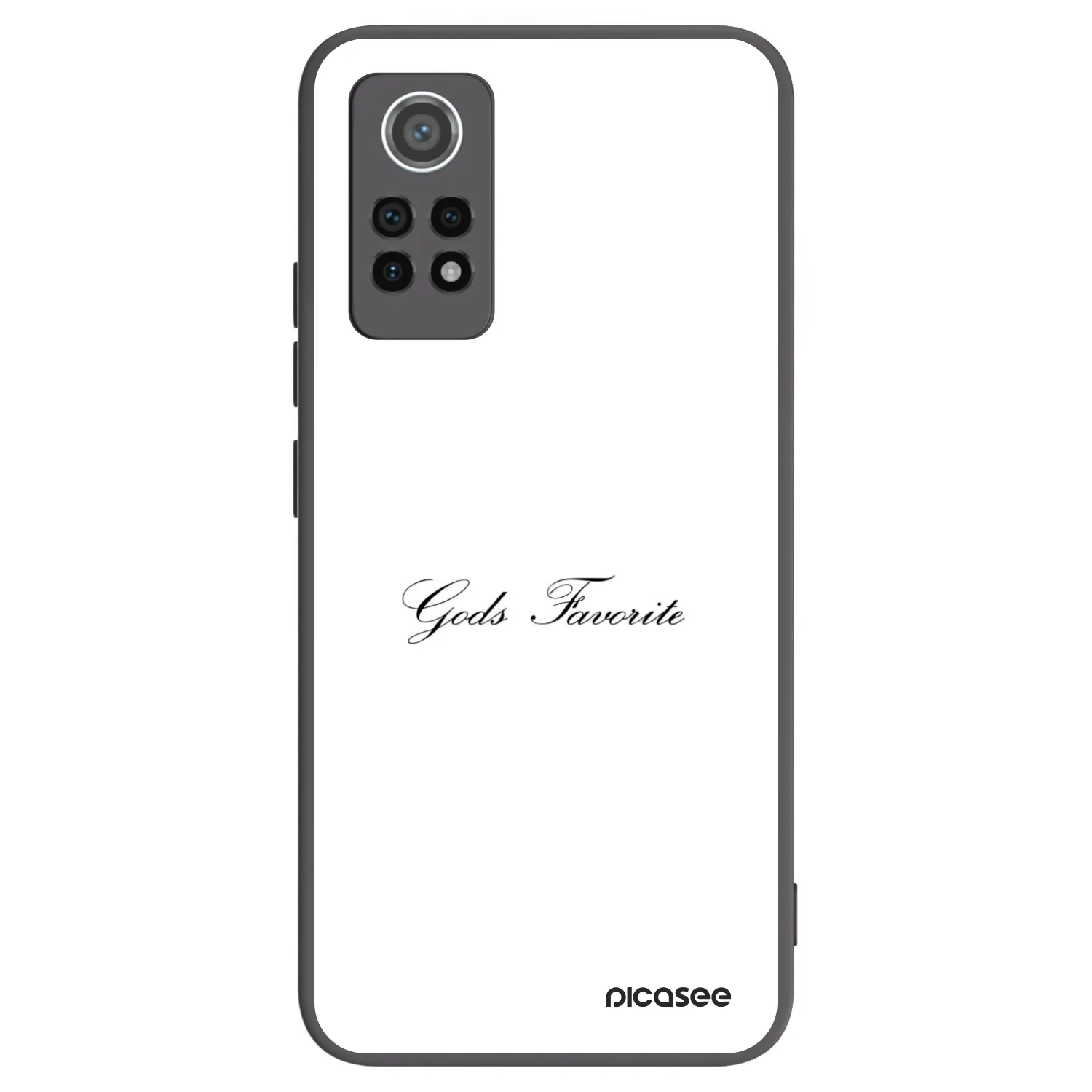 Picasee silikónový čierny obal pre Xiaomi Redmi Note 12 Pro 4G - Gods Favorite