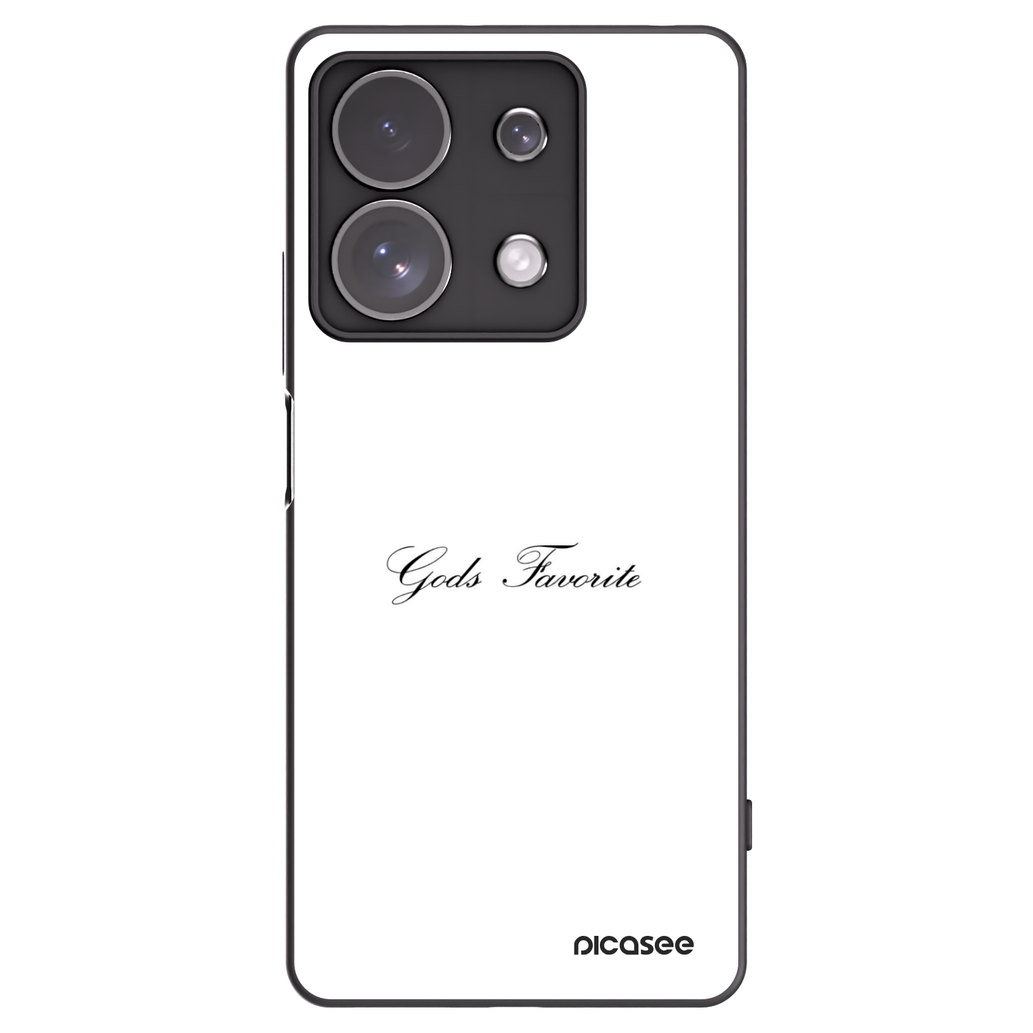 Silikónový čierny obal pre Xiaomi Redmi Note 13 Pro 4G - Gods Favorite