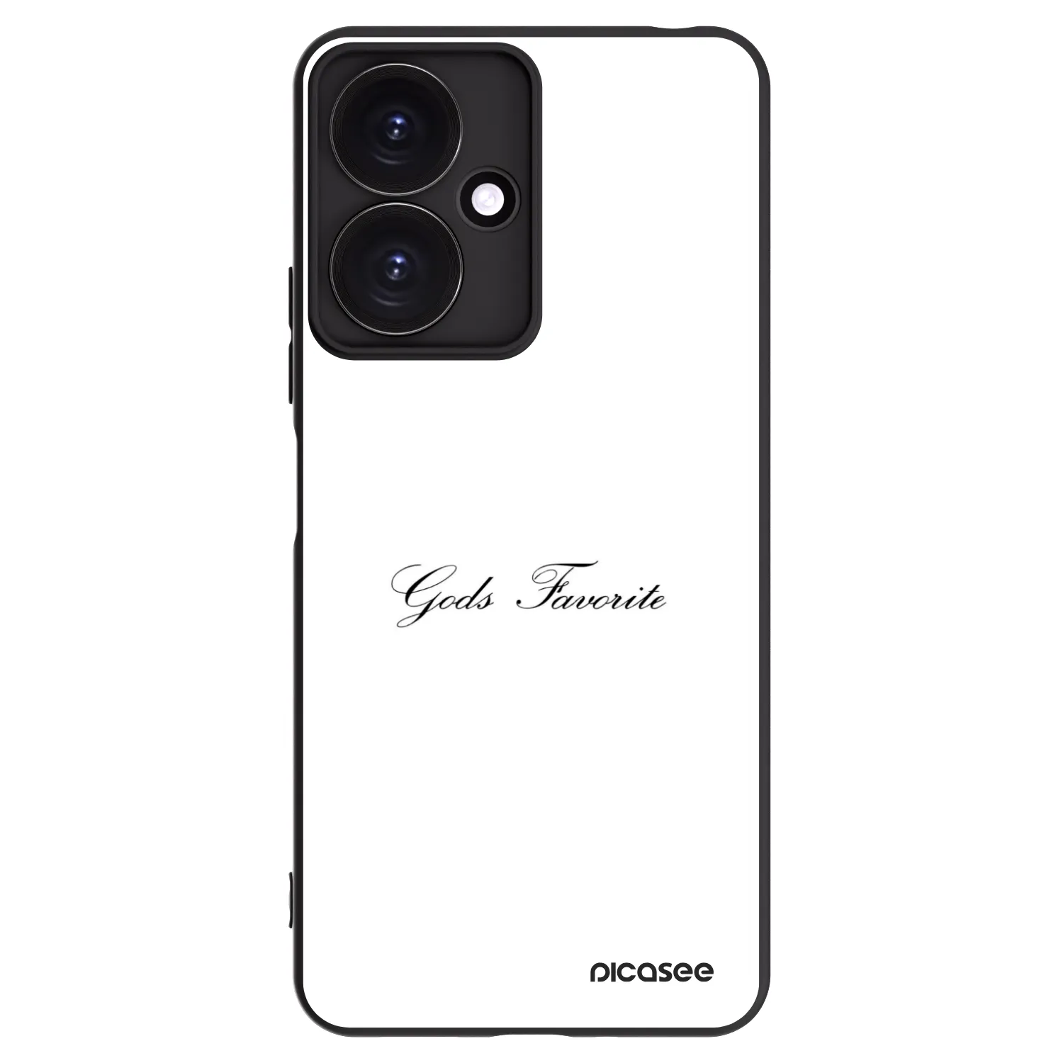 Picasee silikónový čierny obal pre Xiaomi Redmi 13C 5G - Gods Favorite