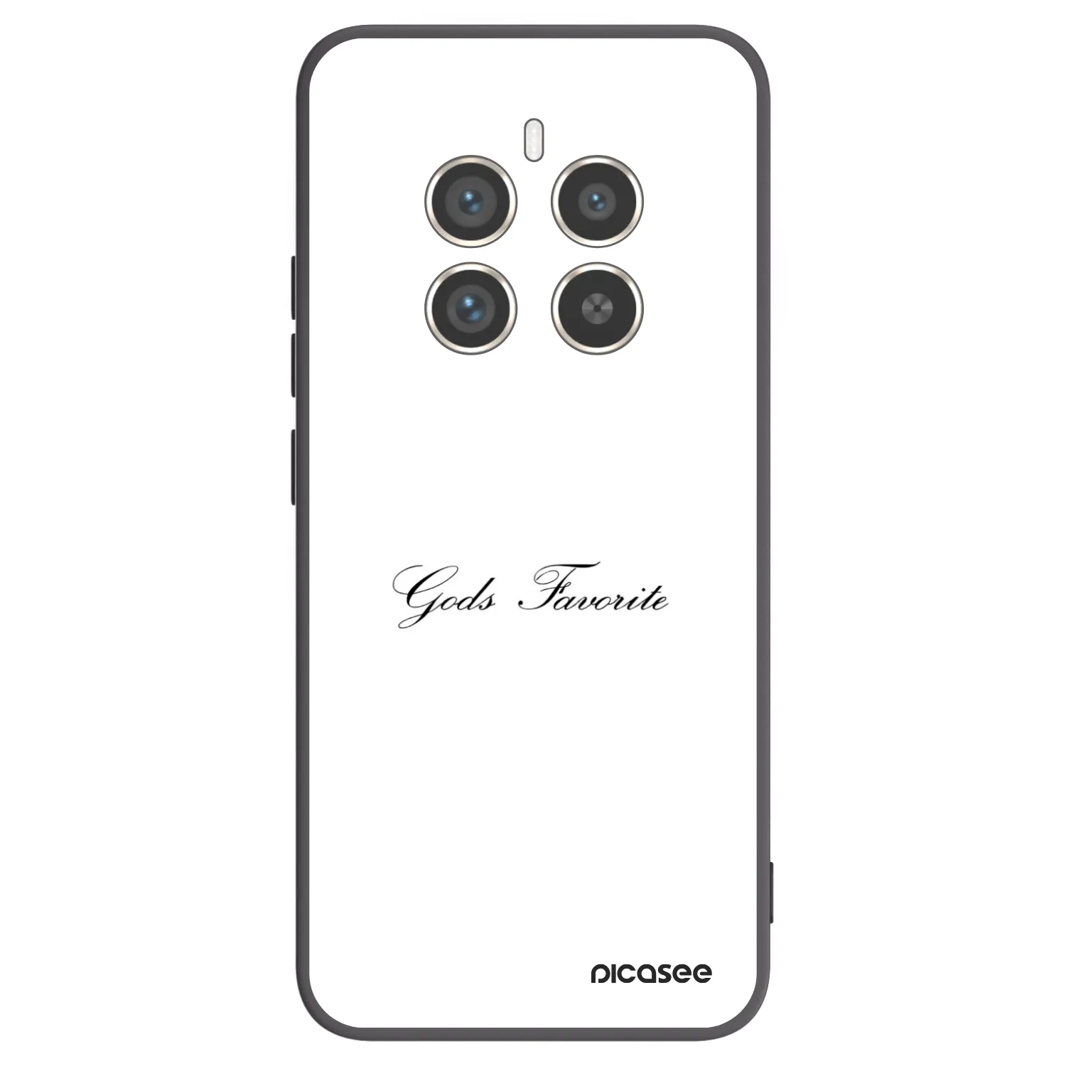 Picasee silikónový čierny obal pre Realme 12 Pro 5G - Gods Favorite
