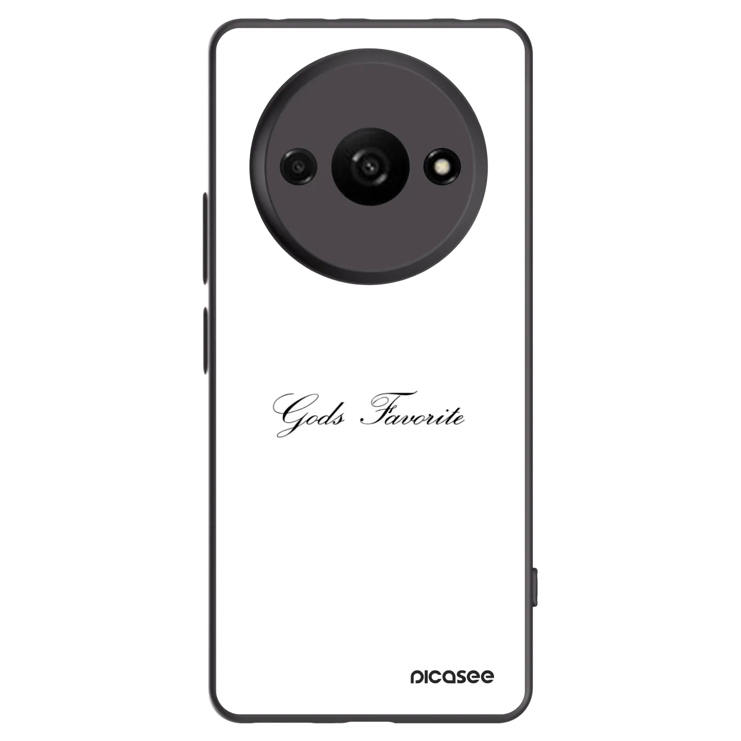Picasee silikónový čierny obal pre Xiaomi Redmi A3 - Gods Favorite