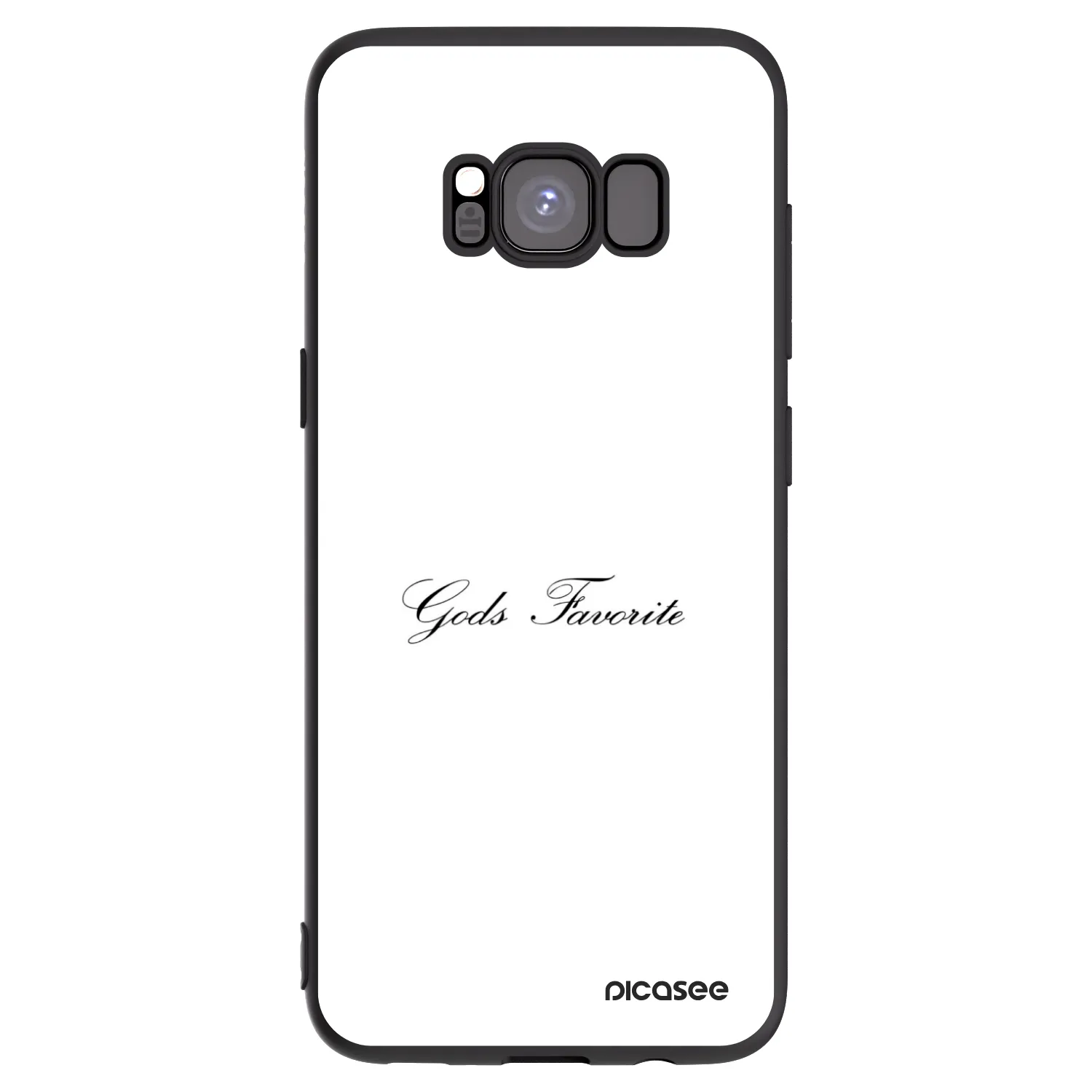 Picasee silikónový čierny obal pre Samsung Galaxy S8 G950F - Gods Favorite