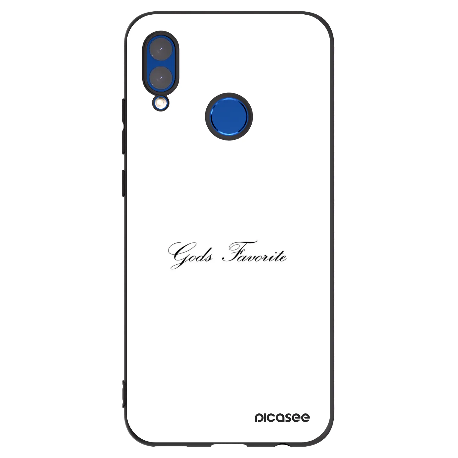Picasee silikónový čierny obal pre Huawei P Smart 2019 - Gods Favorite