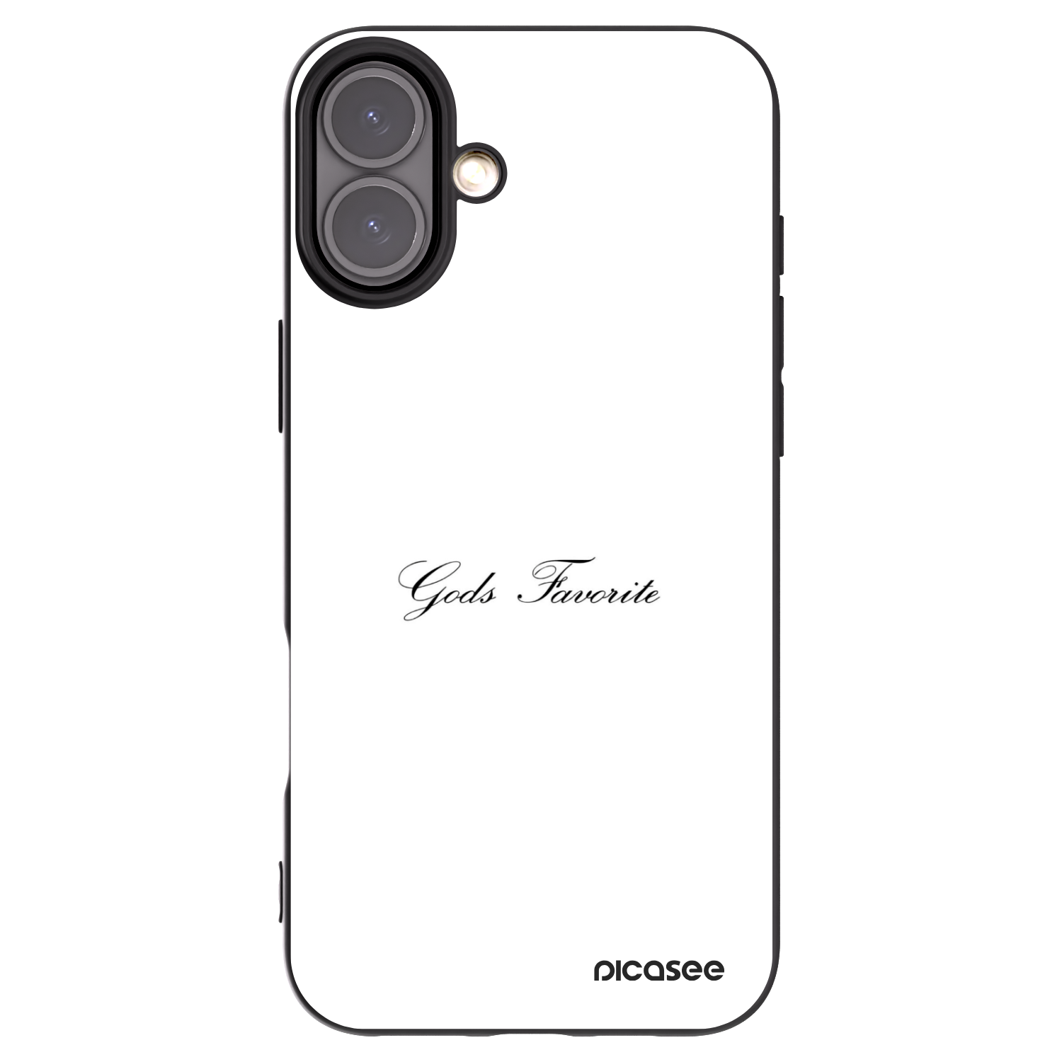 Picasee silikónový čierny obal pre Apple iPhone 16 Plus - Gods Favorite