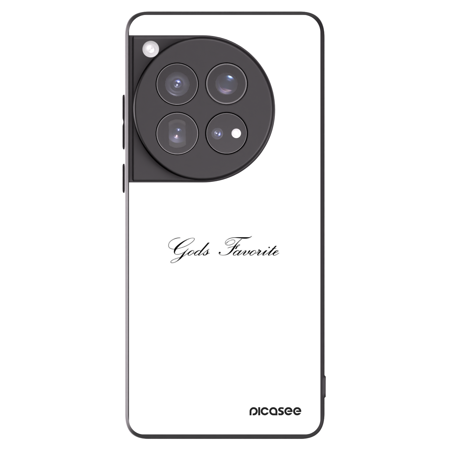 Picasee silikónový čierny obal pre OnePlus 12 5G - Gods Favorite
