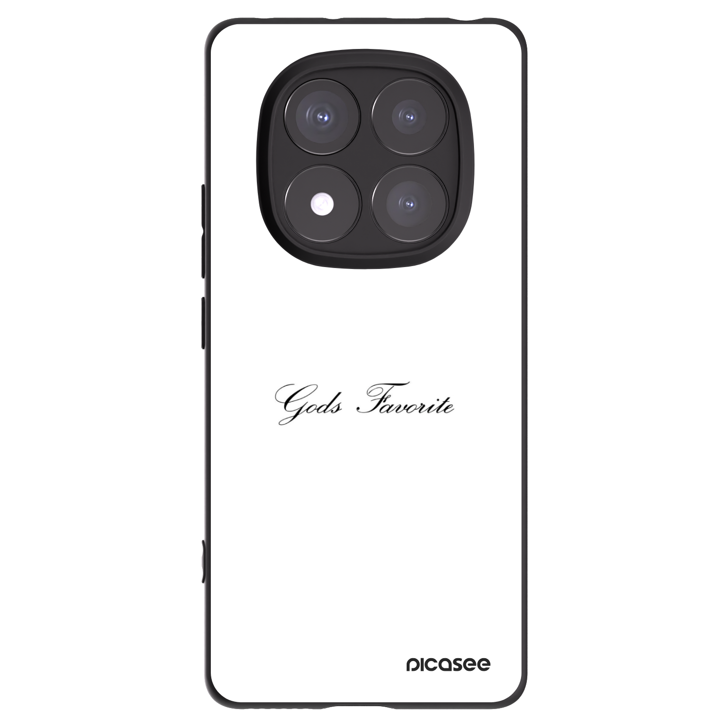 Picasee silikónový čierny obal pre Xiaomi Redmi Note 14 Pro+ 5G - Gods Favorite