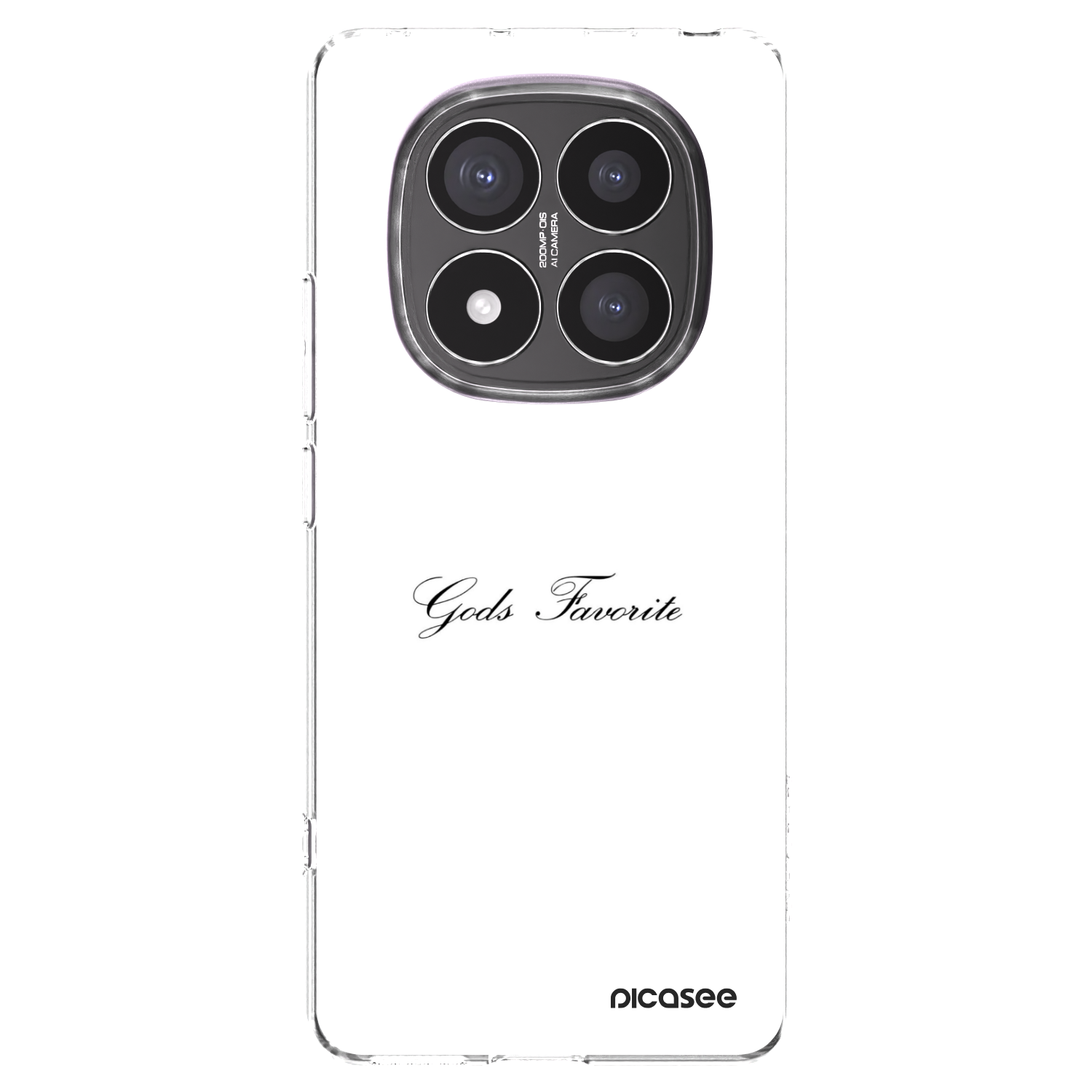 Picasee silikónový prehľadný obal pre Xiaomi Redmi Note 14 Pro+ 5G - Gods Favorite