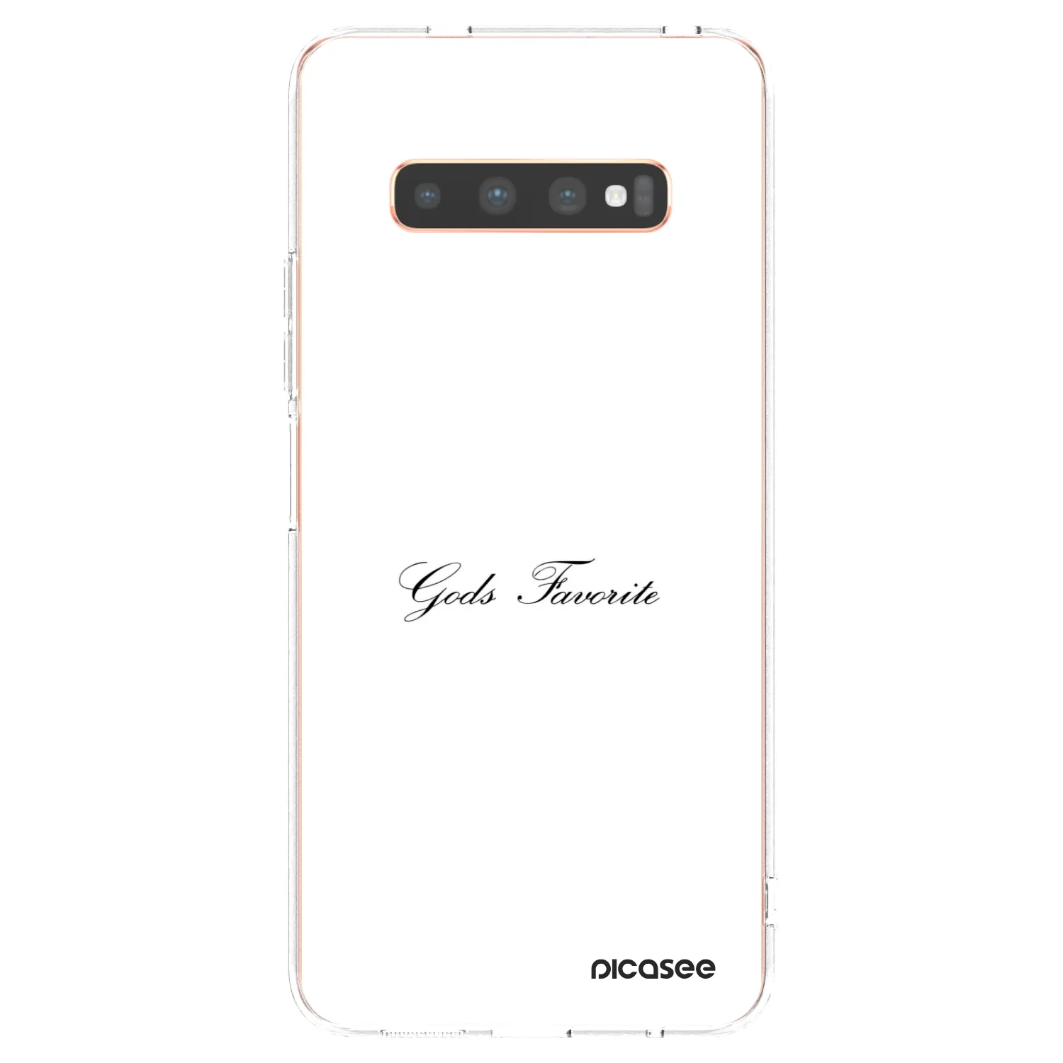 Picasee silikónový prehľadný obal pre Samsung Galaxy S10 Plus G975 - Gods Favorite