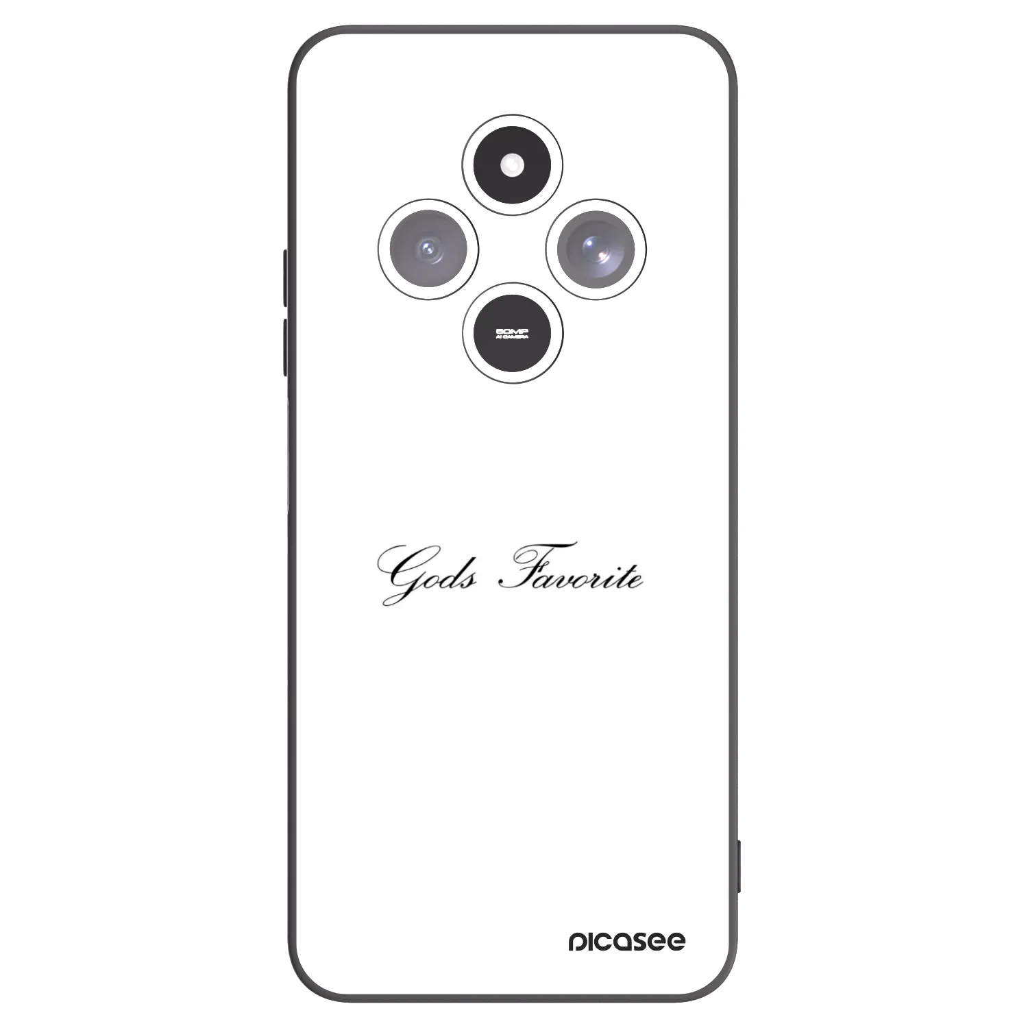 Picasee silikónový čierny obal pre Xiaomi Redmi 14C - Gods Favorite
