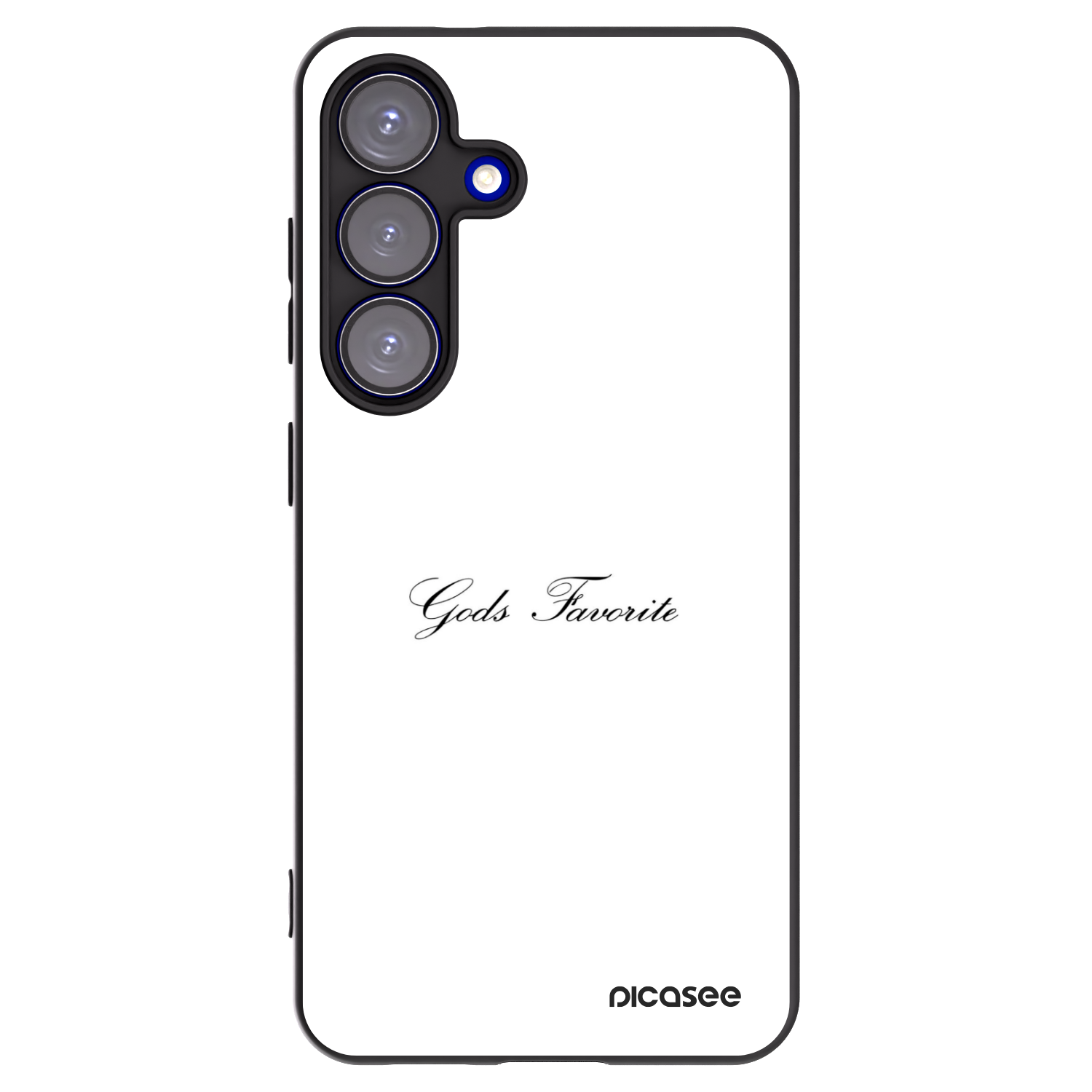 Picasee silikónový čierny obal pre Samsung Galaxy S25 5G - Gods Favorite