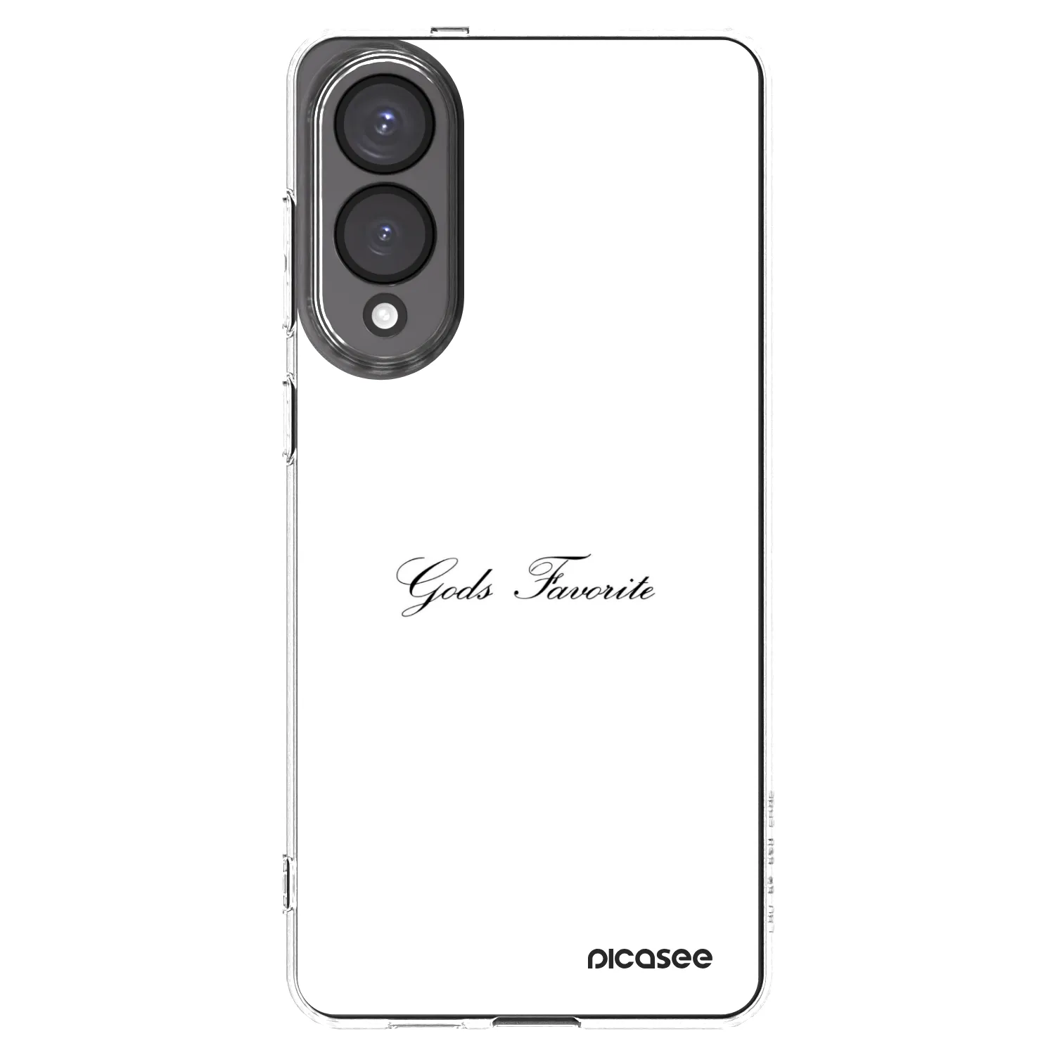Picasee silikónový prehľadný obal pre Samsung Galaxy S25 Edge 5G - Gods Favorite