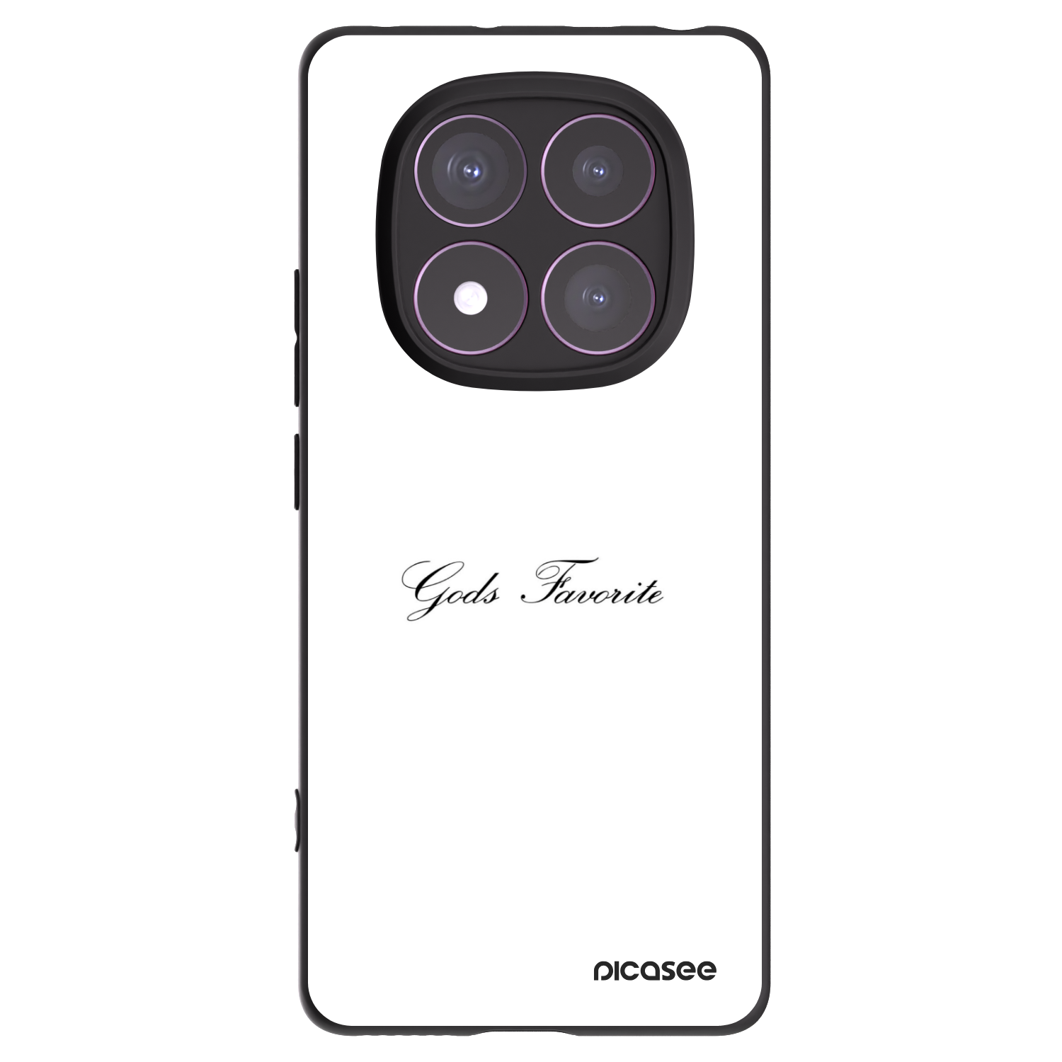 Silikónový čierny obal pre Xiaomi Redmi Note 14 Pro 4G - Gods Favorite