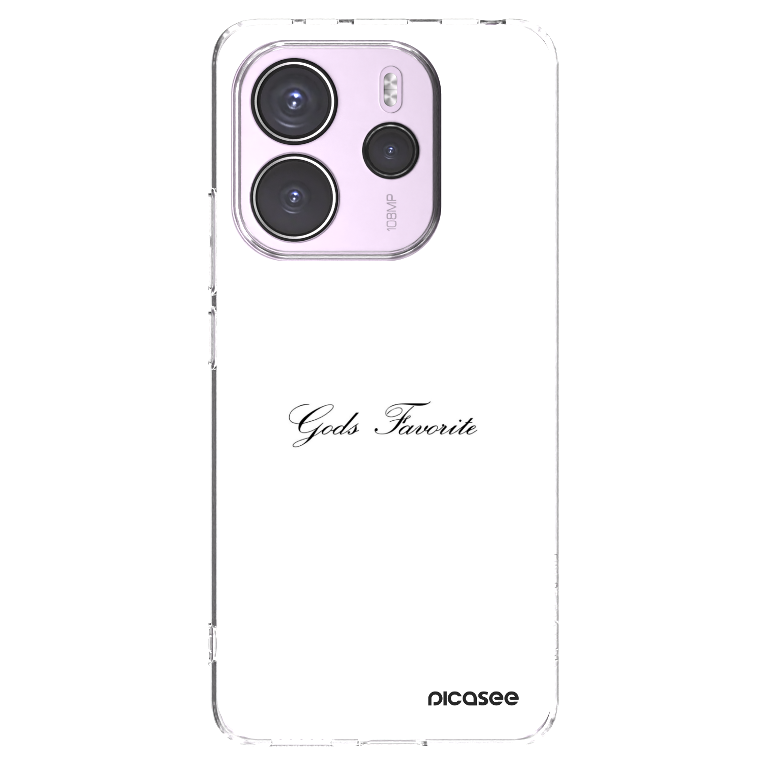 Picasee silikónový prehľadný obal pre Xiaomi Redmi Note 14 4G - Gods Favorite