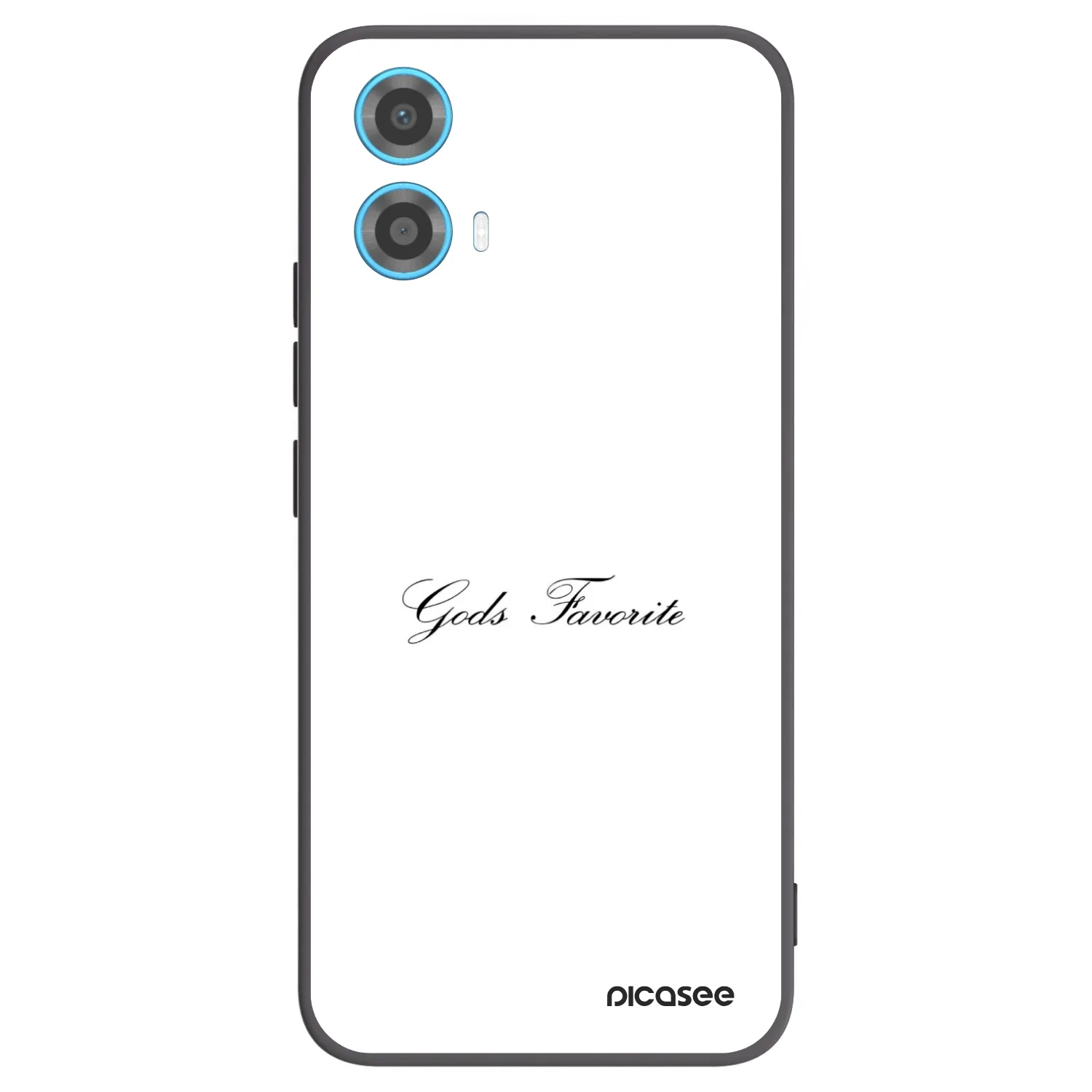 Picasee silikónový čierny obal pre Motorola Moto G34 5G - Gods Favorite